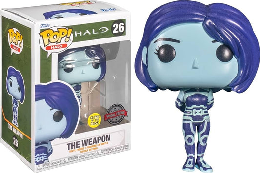 Funko POP! Games: Halo #26 - The Weapon GITD Special Edition + Protector