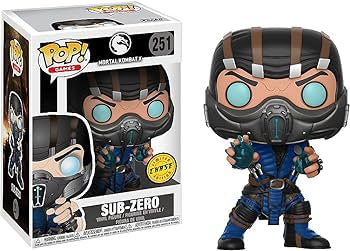 Funko POP! Games: Mortal Kombat X #251 - Sub-Zero CHASE + Protector