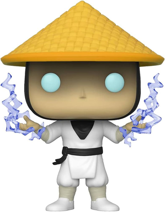 Funko POP! Games: Mortal Kombat #539 - Raiden with Lightning EB Games Exclusive (VAULTED) + Protector