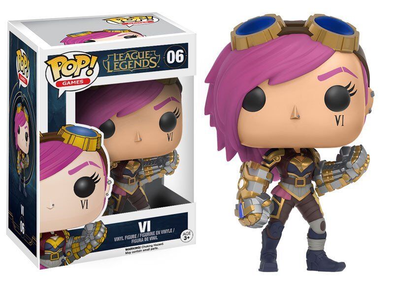 Funko POP! Games: League Of Legendary #06 - VI + Protector