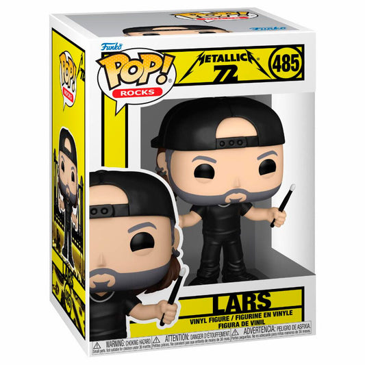 Funko Pop! Metallica 72 Seasons - Lars 485 Figure + Pop Protector