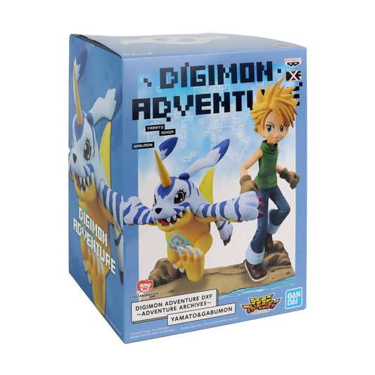 Banpresto Bandai Digimon Adventure DX Yamato & Gabumon Statue/Figure!