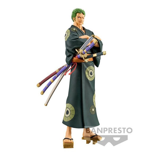 One Piece DXF - The Grandline Series - Wanokuni Roronoa Zoro-Yukata Version  Ban Presto