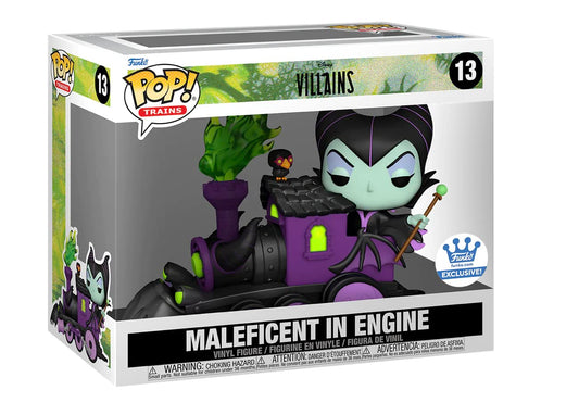 Trains Funko Pop! Disney Villains Maleficent In Engine 13 Funko Exclusive + Free Protector