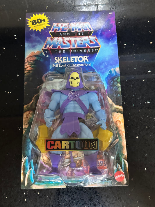 Masters of the Universe MOTU Origins Filmation Skeletor Cartoon Figure WAVE 16