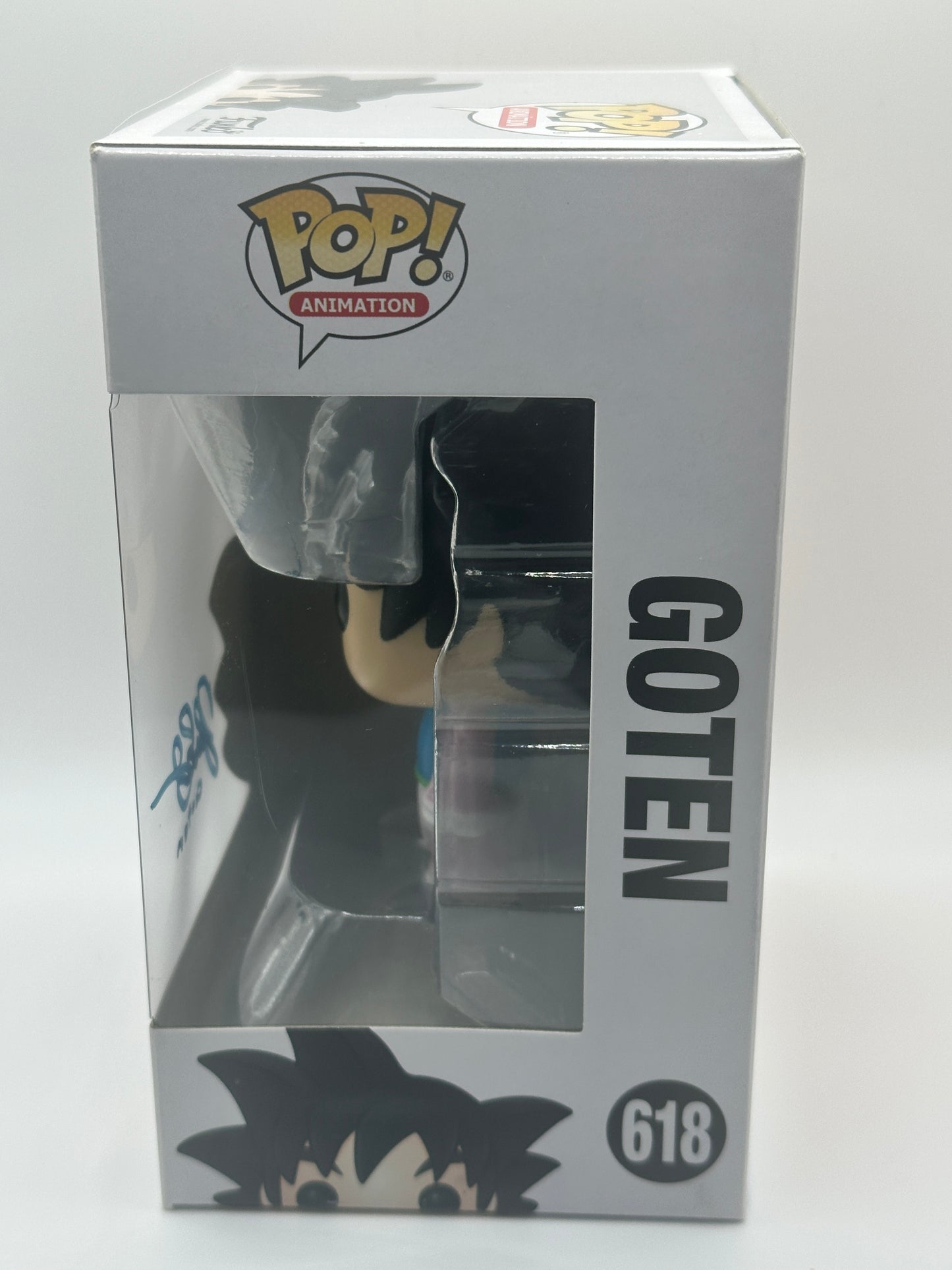 Signed Dragon Ball Z Funko Pop! KARA EDWARDS SIGNED Goten #618 - Memphis Comic Expo 2024 + PROTECTOR - ONLINE ONLY
