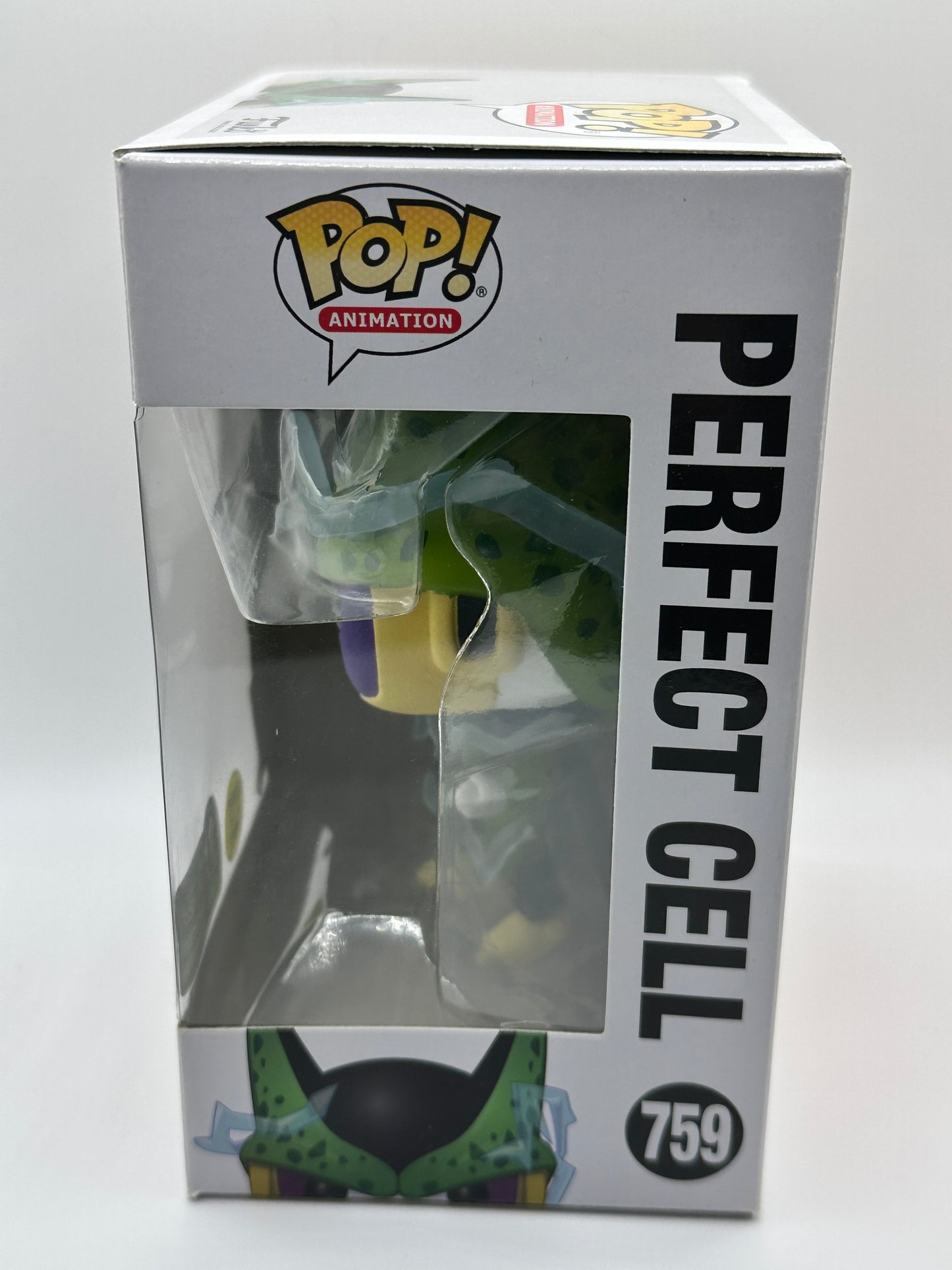 Funko Pop! Vinyl: Dragon Ball Z - Perfect Cell (GITD) - ECCC 2020 Official Con Sticker + PoP Protector
