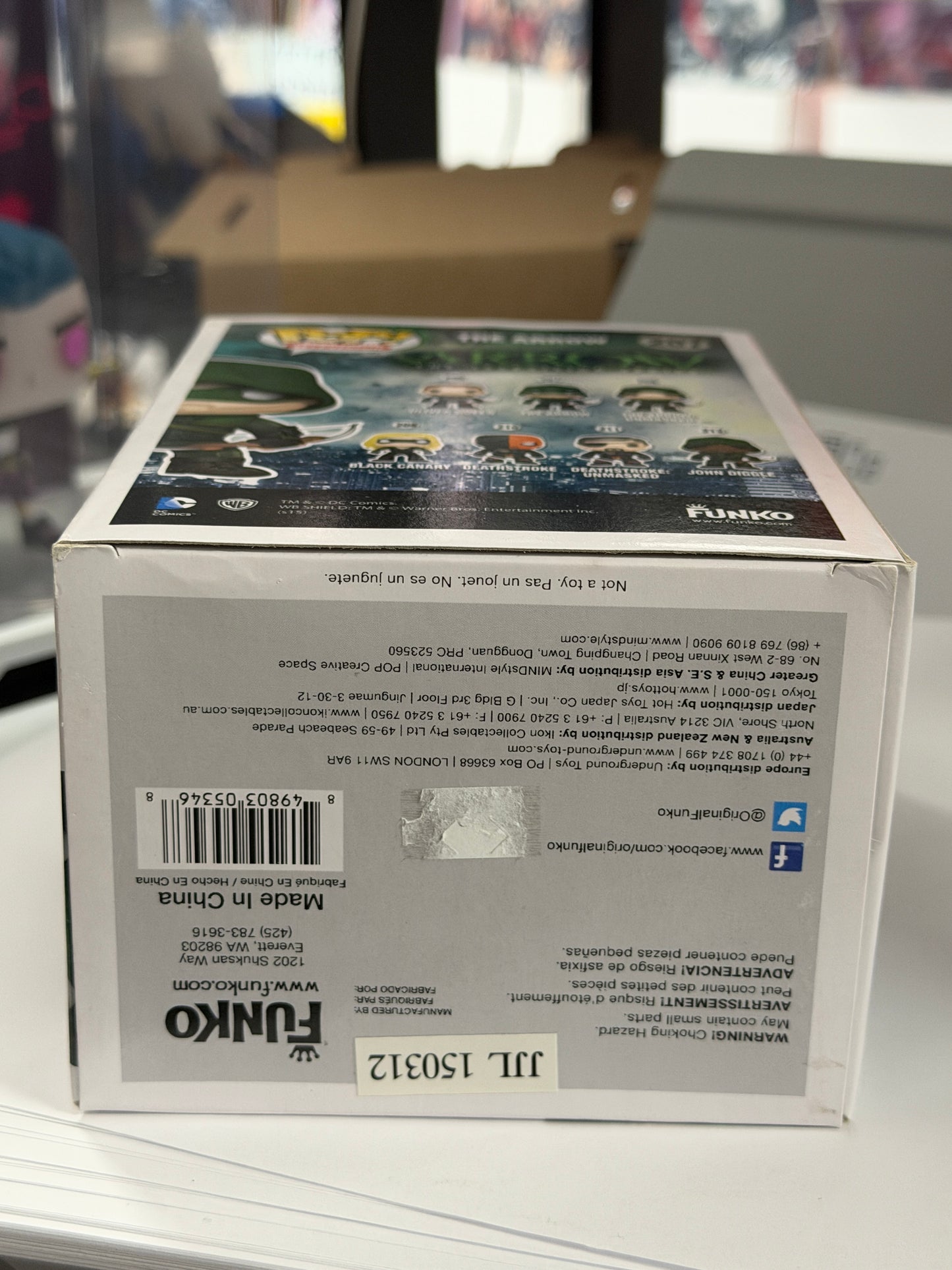 Signed Funko Pop! Arrow - Stephen Amell Autograph with "You Have Failed This City" Inscription + Protector