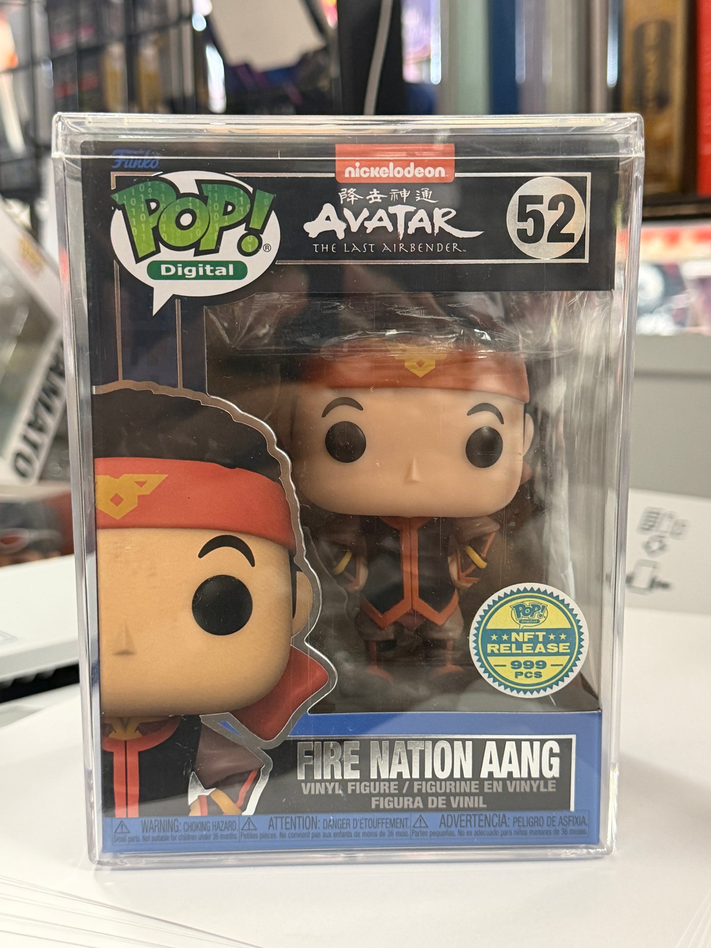Funko Pop Digital Fire Nation Aang #52 Avatar Last Airbender LE 999 GRAIL