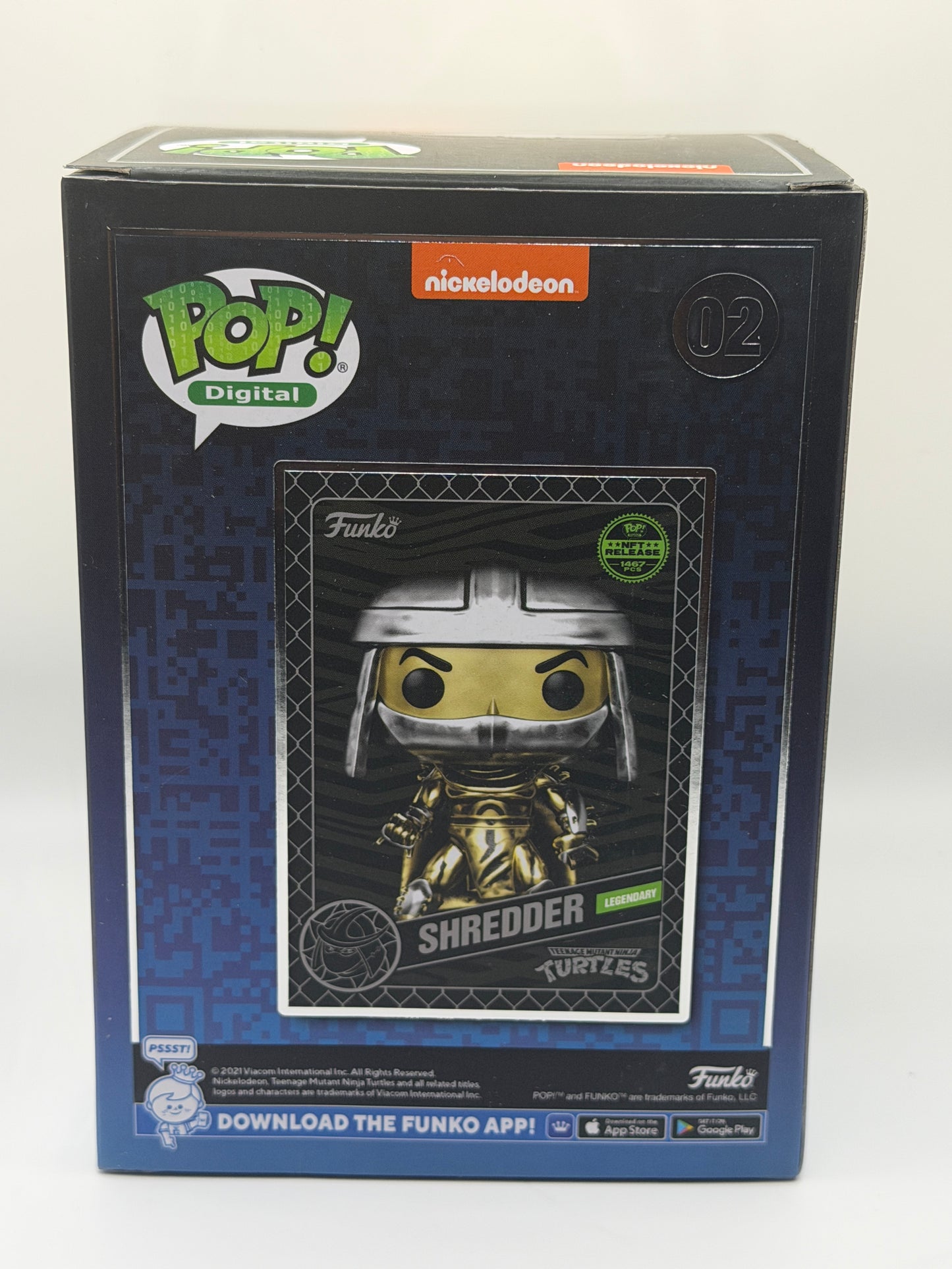 Funko Pop! Digital- TMNT: Shredder #02 LE 1/1467 PCs. New with Hard Stack
