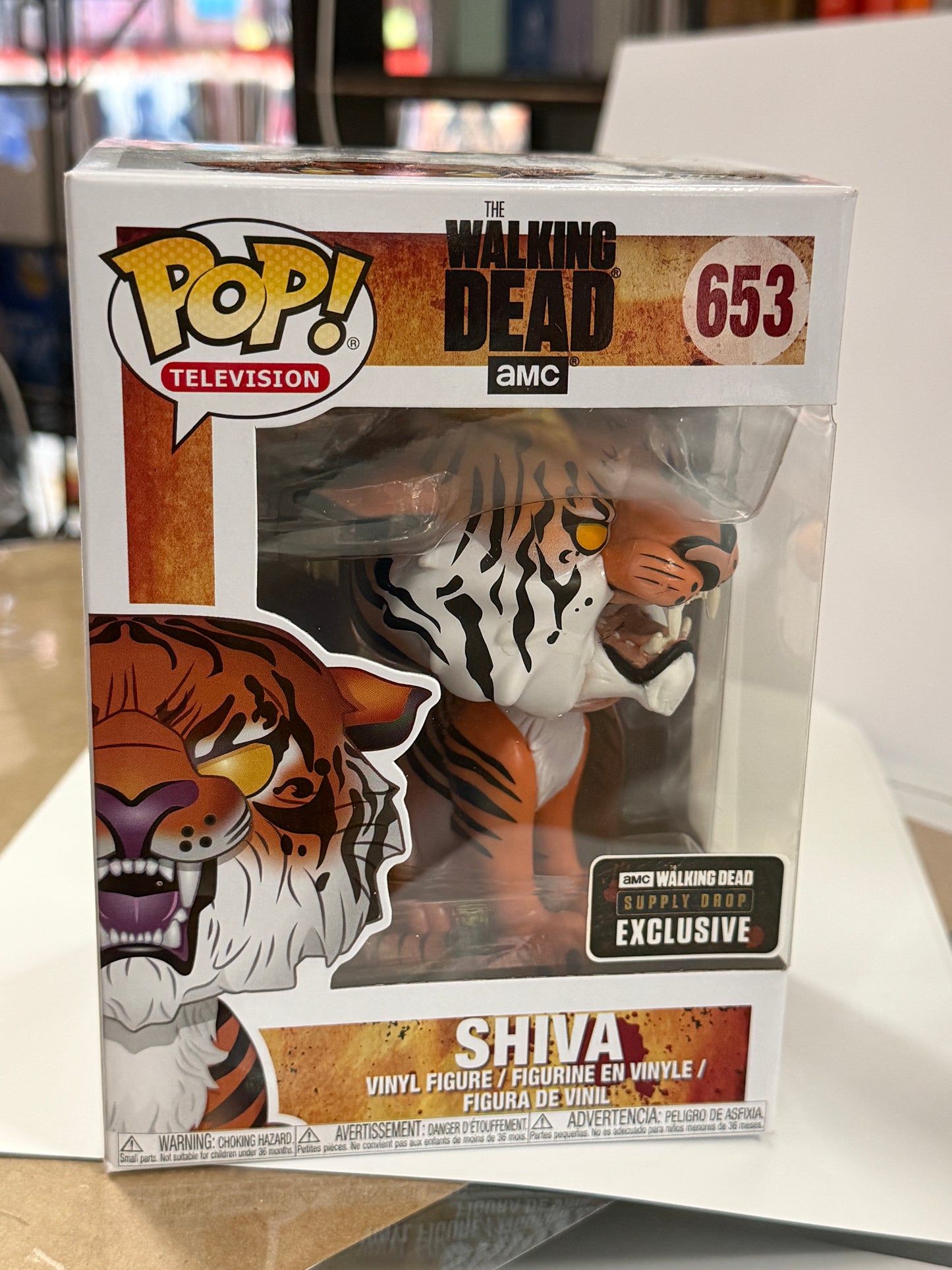 Funko POP! Television AMC The Walking Dead Supply Drop Exclusive Shiva 653