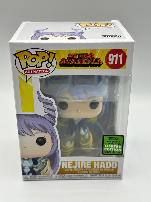 Funko Pop! NEJIRE HADO My Hero Academia, 2021 Spring Convention Exclusive, #911 + Protector