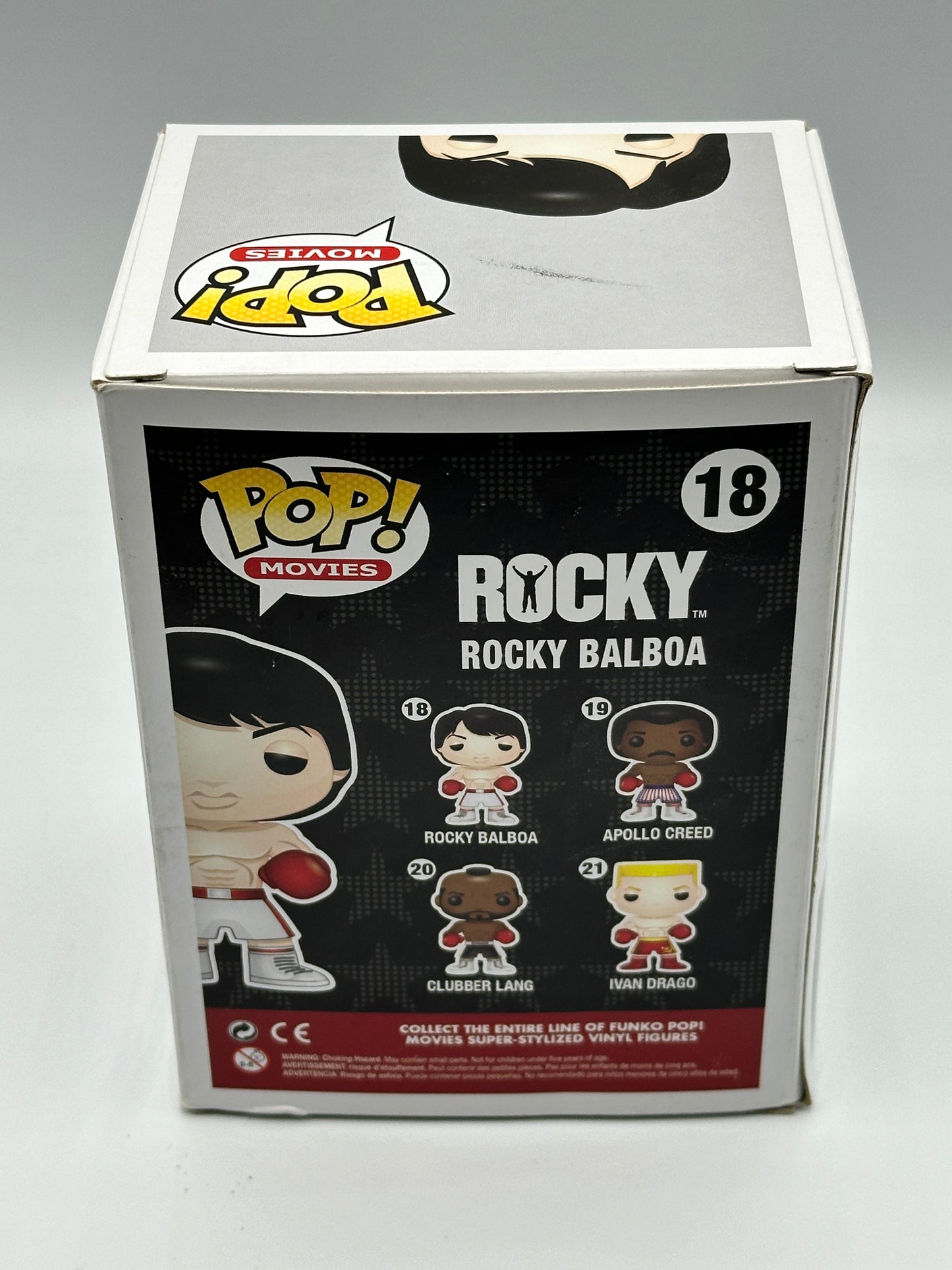 Rocky Balboa 18 Rocky Rocky II Rocky III Rocky IV Funko PoP! Vaulted RARE GRAIL (BOX CREASES) + HARD STACK