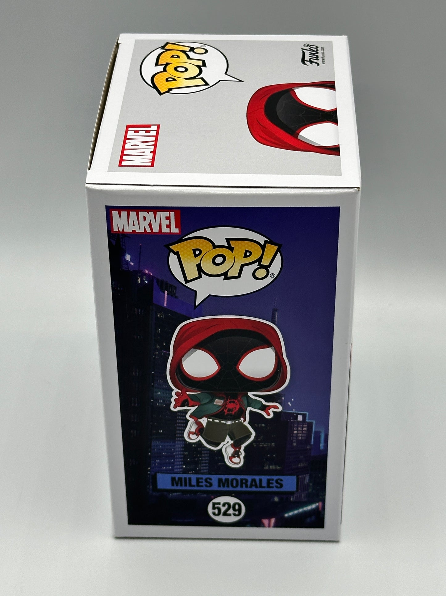 Funko Pop! Spider-Man Into The Spiderverse Miles Morales 529 PX Exclusive + PoP Protector