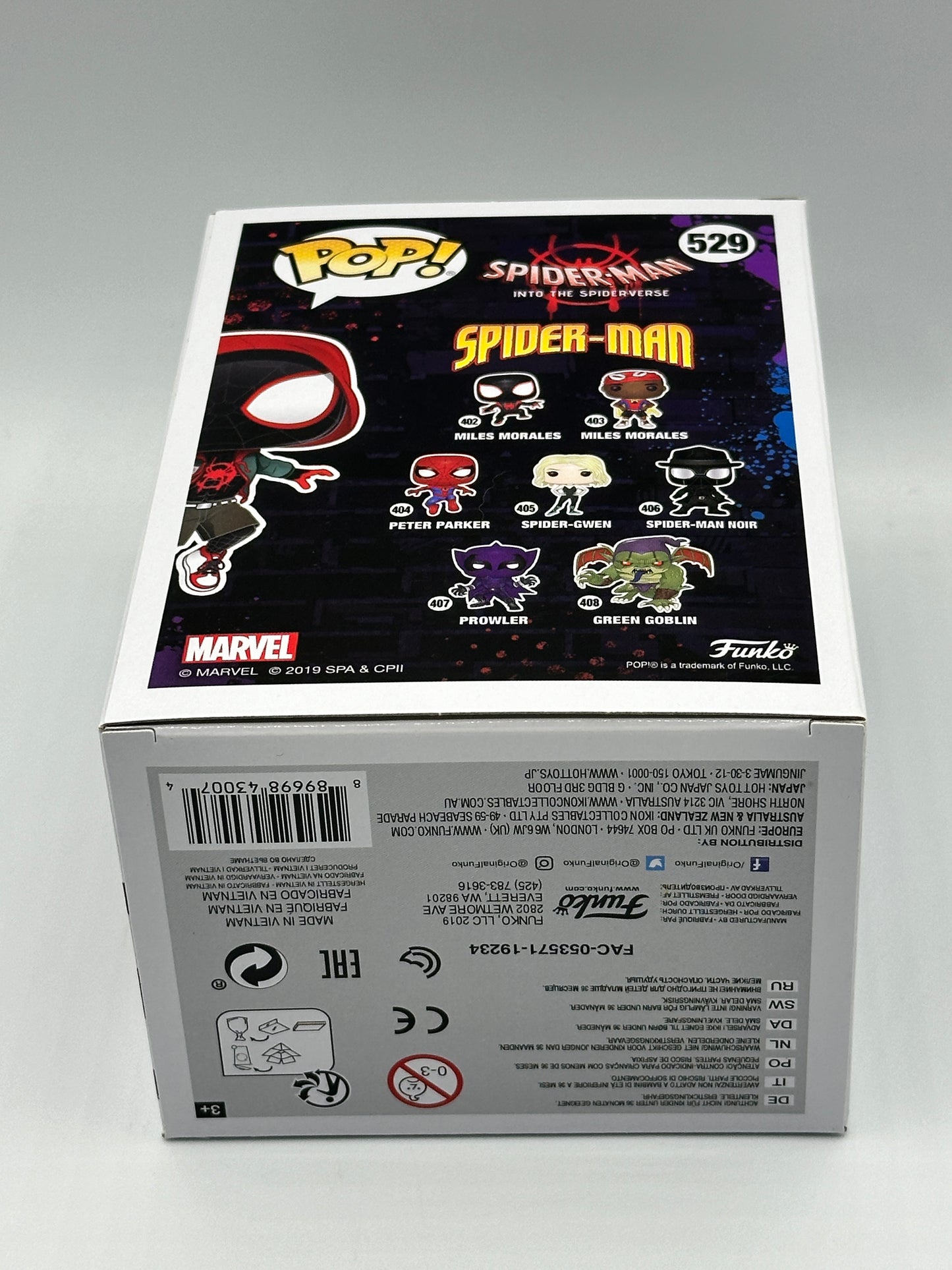 Funko Pop! Spider-Man Into The Spiderverse Miles Morales 529 PX Exclusive + PoP Protector