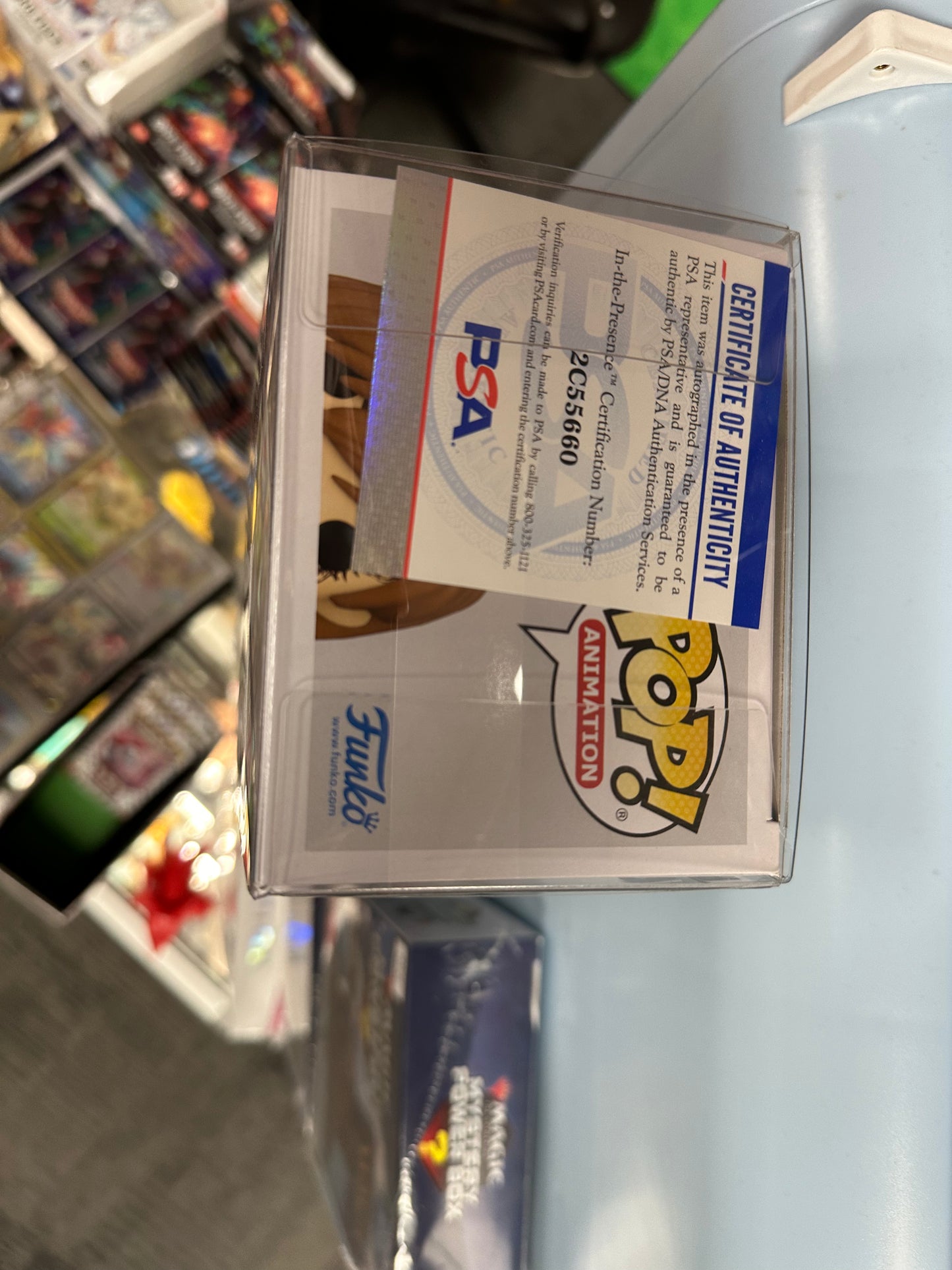 Funko POP! Animation: Jujutsu Kaisen #1164 - Nobara Kugisaki Funko Shop Exclusive! Signed by Anne Yatco w/ PSA COA