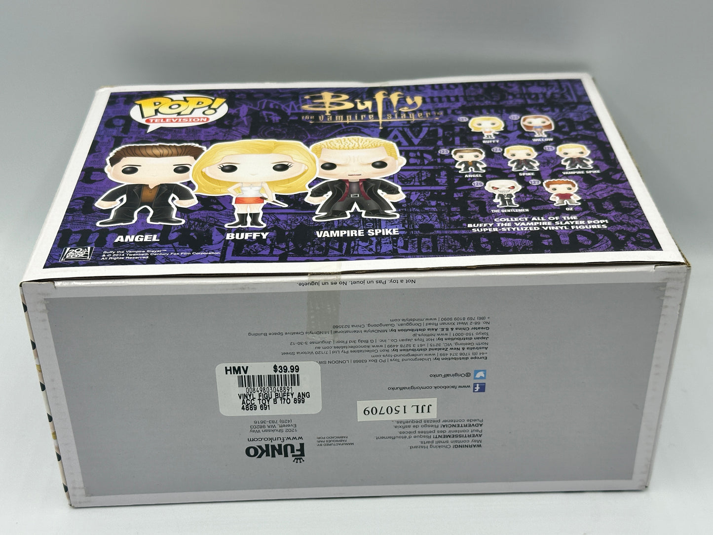 Rare Angel Buffy Vampire Spike 3-pack Funko Pop! Television HMV Buffy The Vampire Slayer