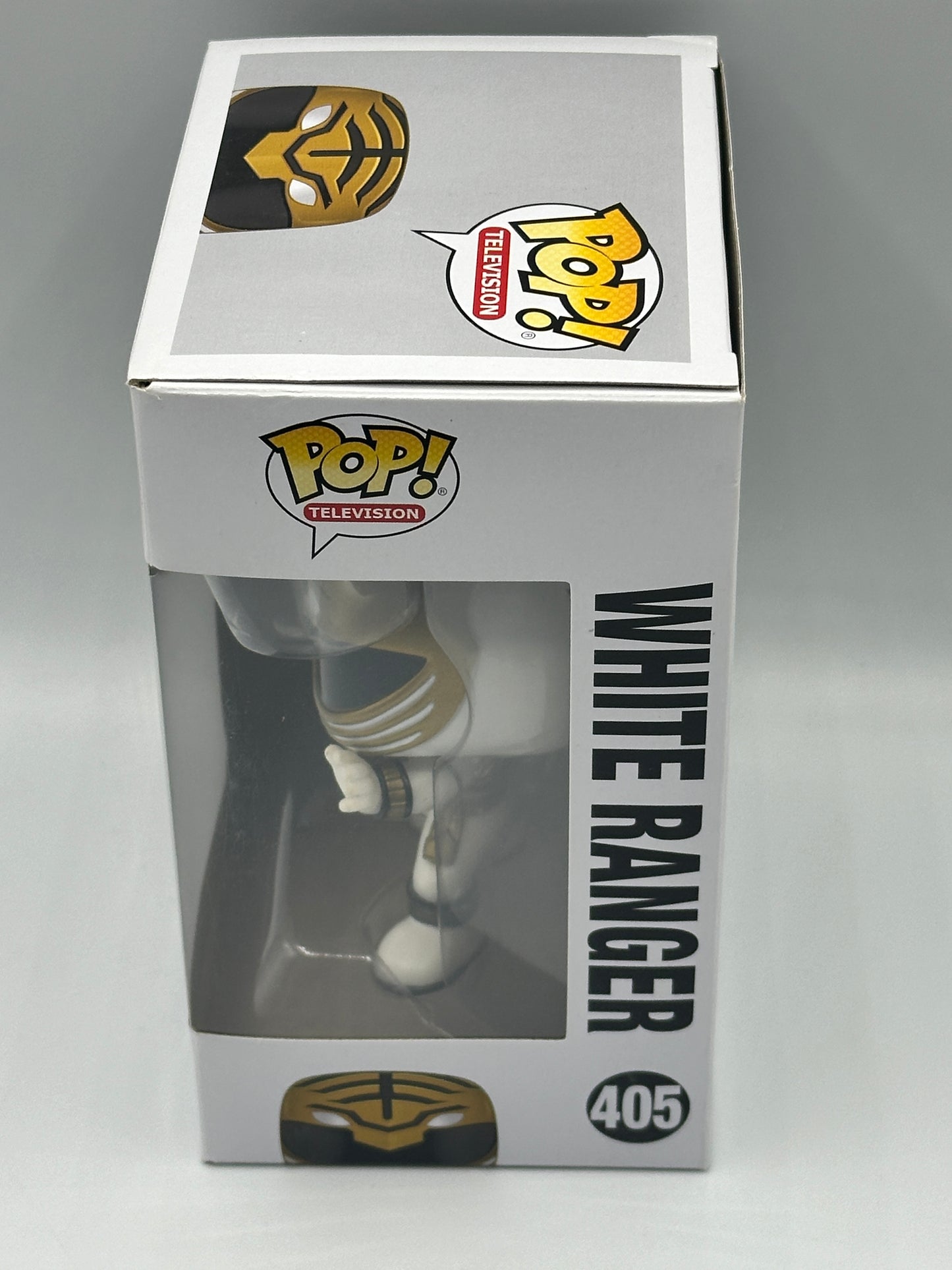 White Ranger (Action Pose) Mighty Morphin White Ranger (Tommy Oliver) Power Rangers 405 + PoP Protector