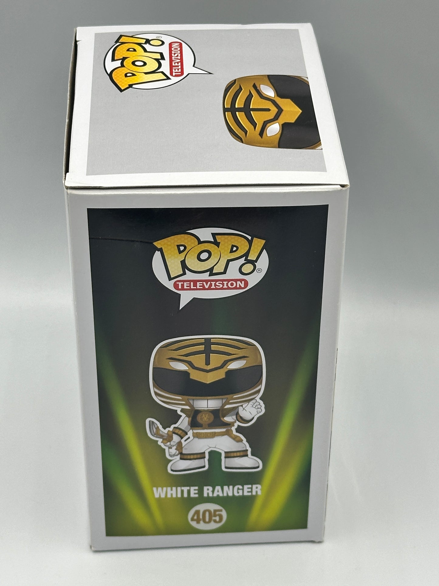 White Ranger (Action Pose) Mighty Morphin White Ranger (Tommy Oliver) Power Rangers 405 + PoP Protector