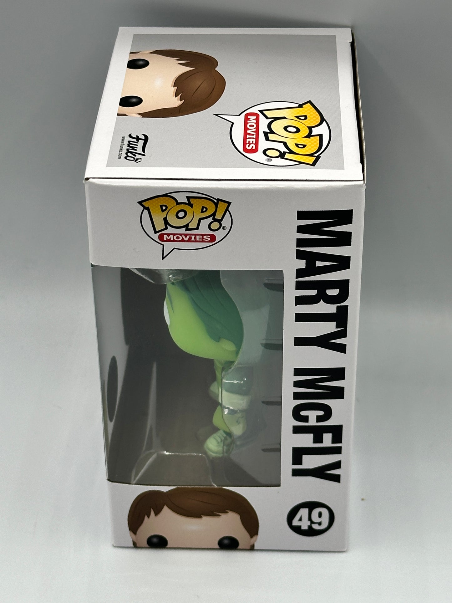Funko Pop! Vinyl Back to the Future - 49 Marty McFly (Plutonium Glow in the Dark Convention Exclusive) With Special Magentic Hardstack only 3000 PCS in the world