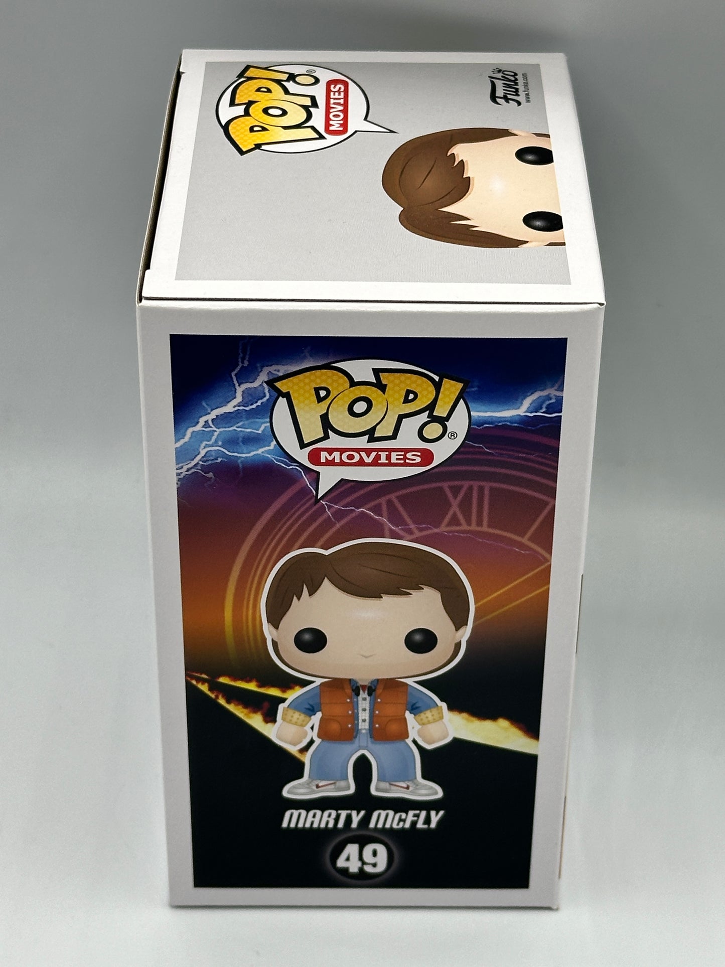 Funko Pop! Vinyl Back to the Future - 49 Marty McFly (Plutonium Glow in the Dark Convention Exclusive) With Special Magentic Hardstack only 3000 PCS in the world