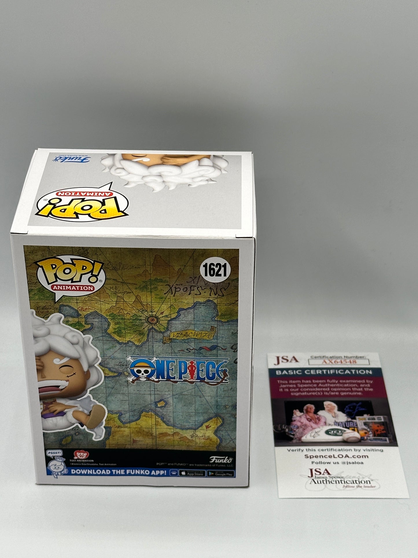 Laughing Luffy Gear Five Exclusive One Piece Signed Colleen Clinkenbeard RARE CANADIAN STICKER + PoP Protector
