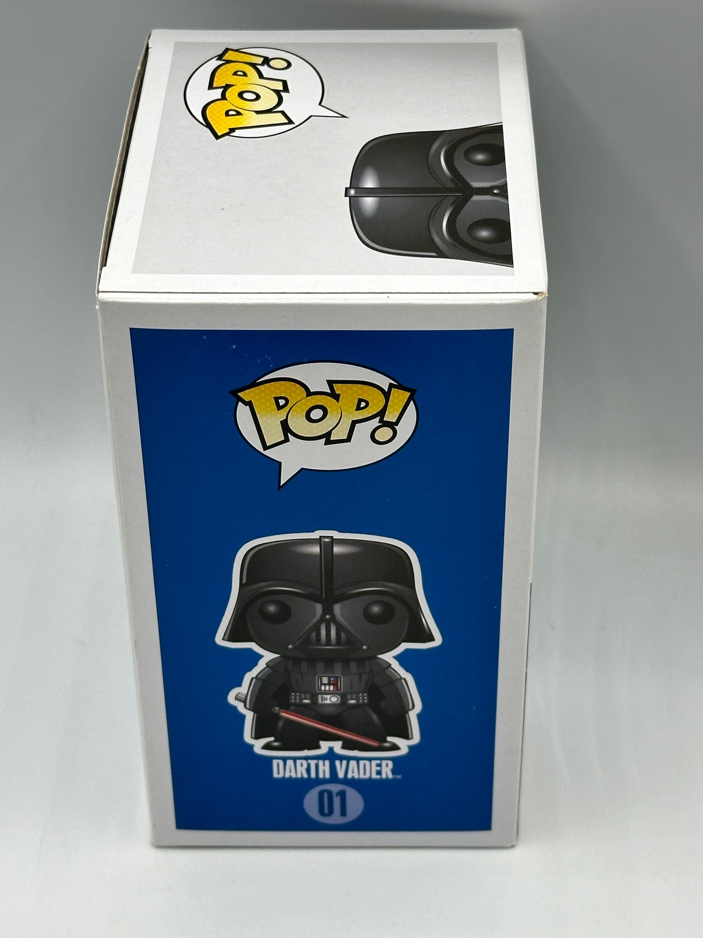 FUNKO POP Darth Vader 01 Star Wars WITH LARGE FONT Vaulted With PROTECTOR