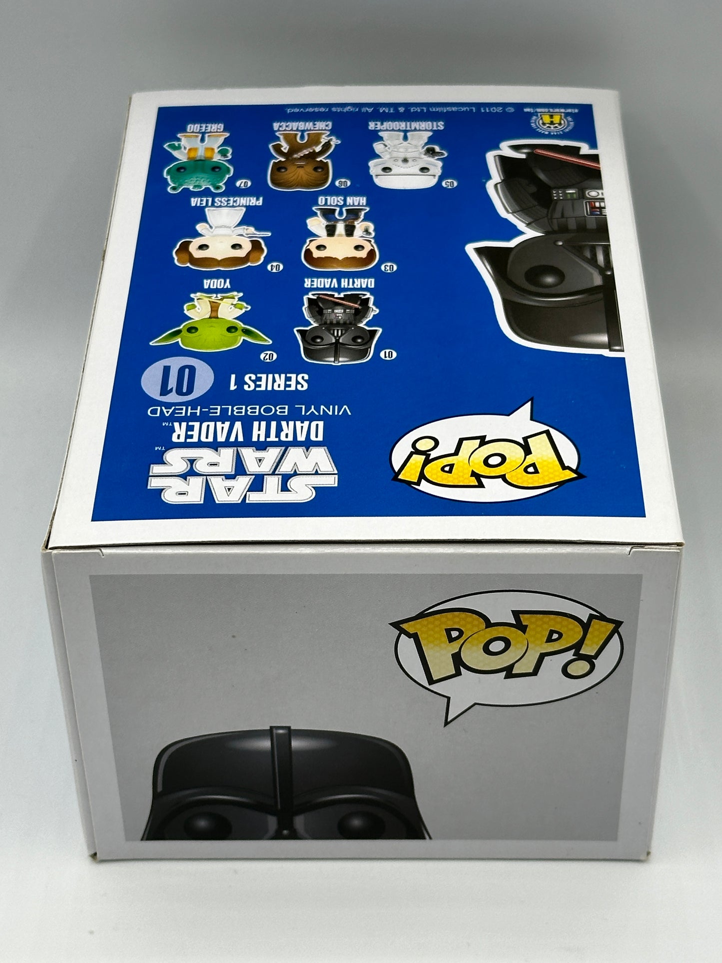 FUNKO POP Darth Vader 01 Star Wars WITH LARGE FONT Vaulted With PROTECTOR