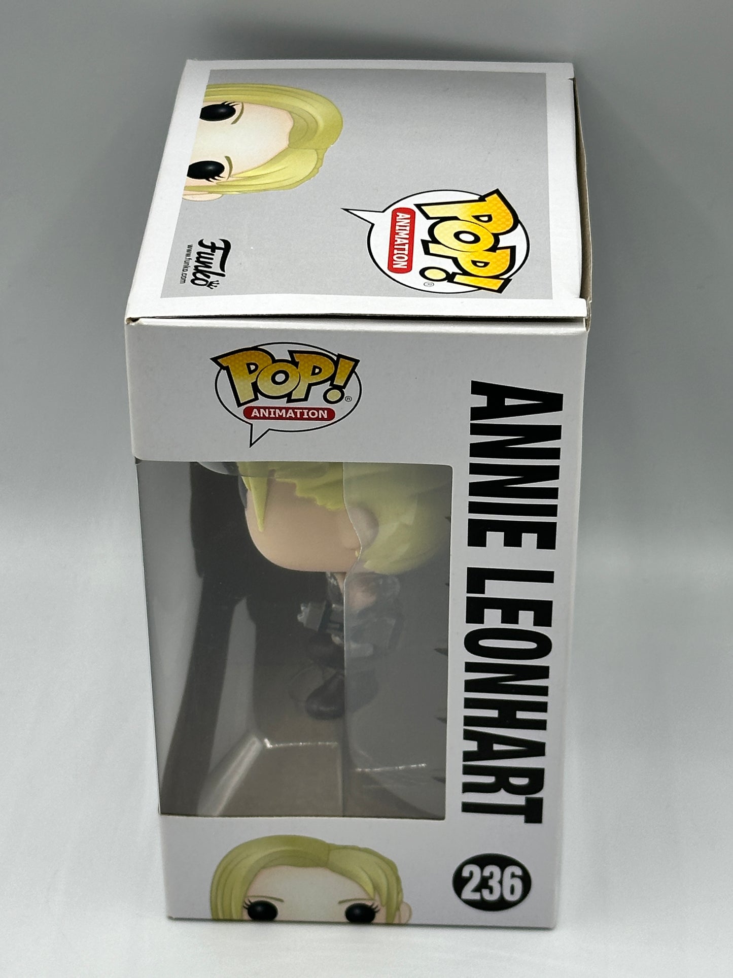 FUNKO POP ANIMATION ATTACK ON TITAN #236 ANNIE LEONHART VAULTED VINYL FIGURE (BOX BLEMISH SEE PICTURES) + POP PROTECTOR