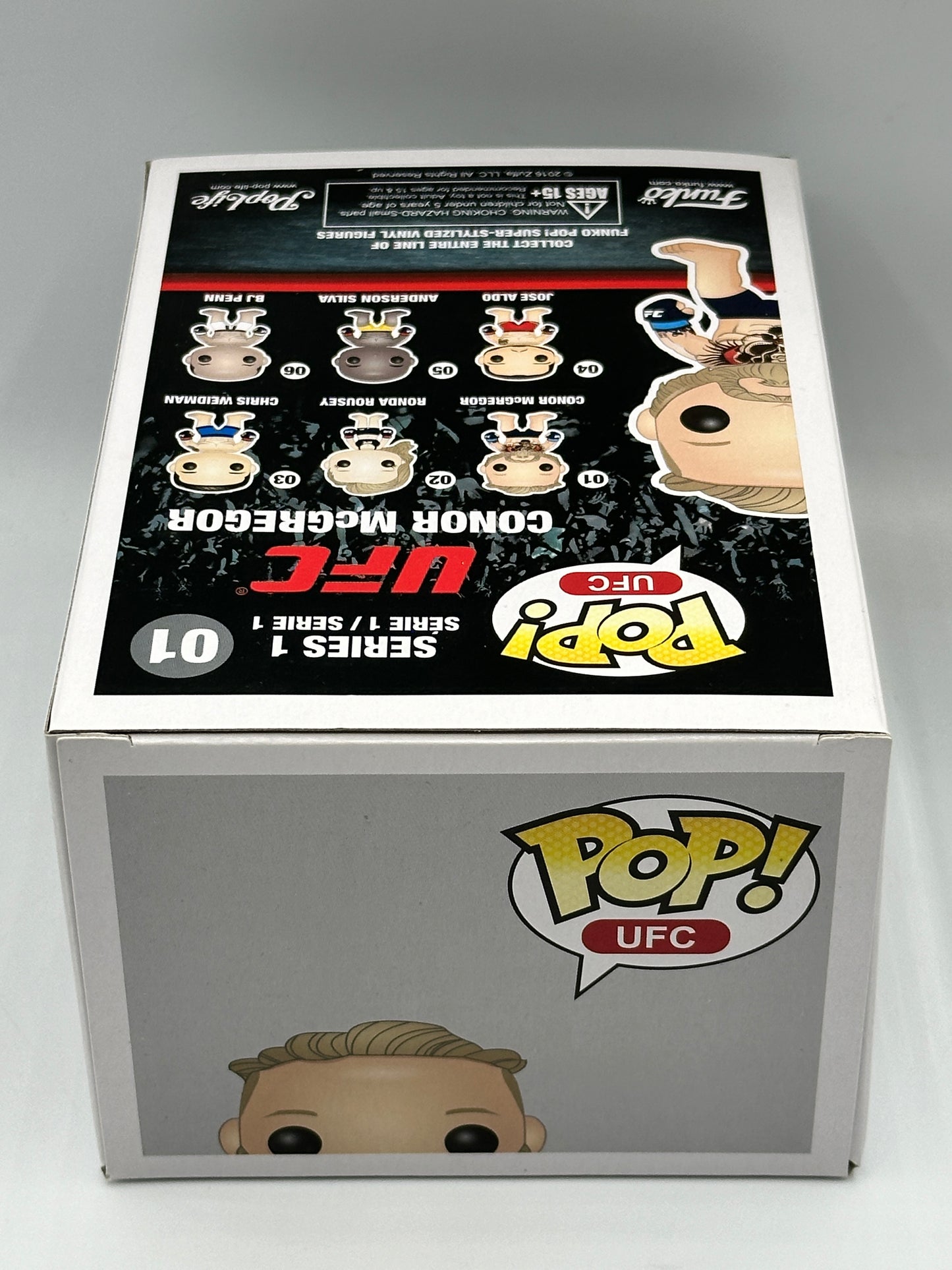 Funko Pop! #01 CONOR McGREGOR - UFC RARE WHITE SHORTS - Exclusive Poplife + PoP Protector