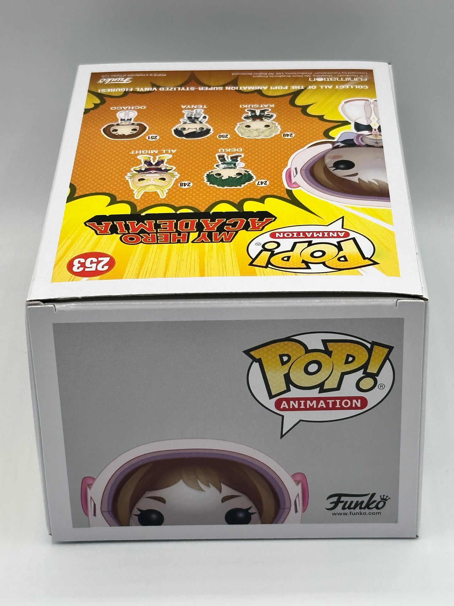 🔥RARE!🔥 FUNKO POP MY HERO ACADEMIA OCHACO (MASKED) #253 SDCC 2017 + POP PROTECTOR