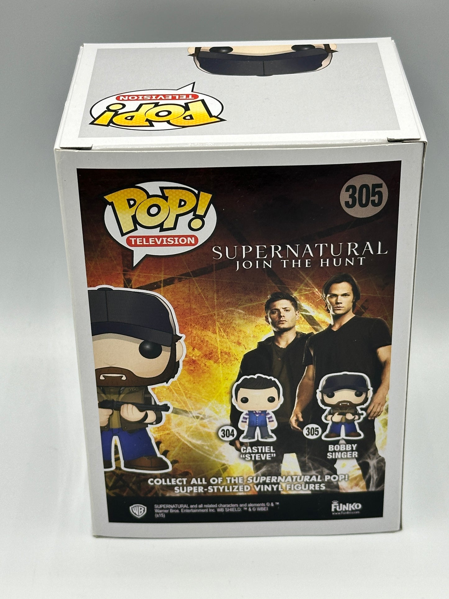 Funko Pop! Supernatural Bobby Singer #305 + POP PROTECTOR