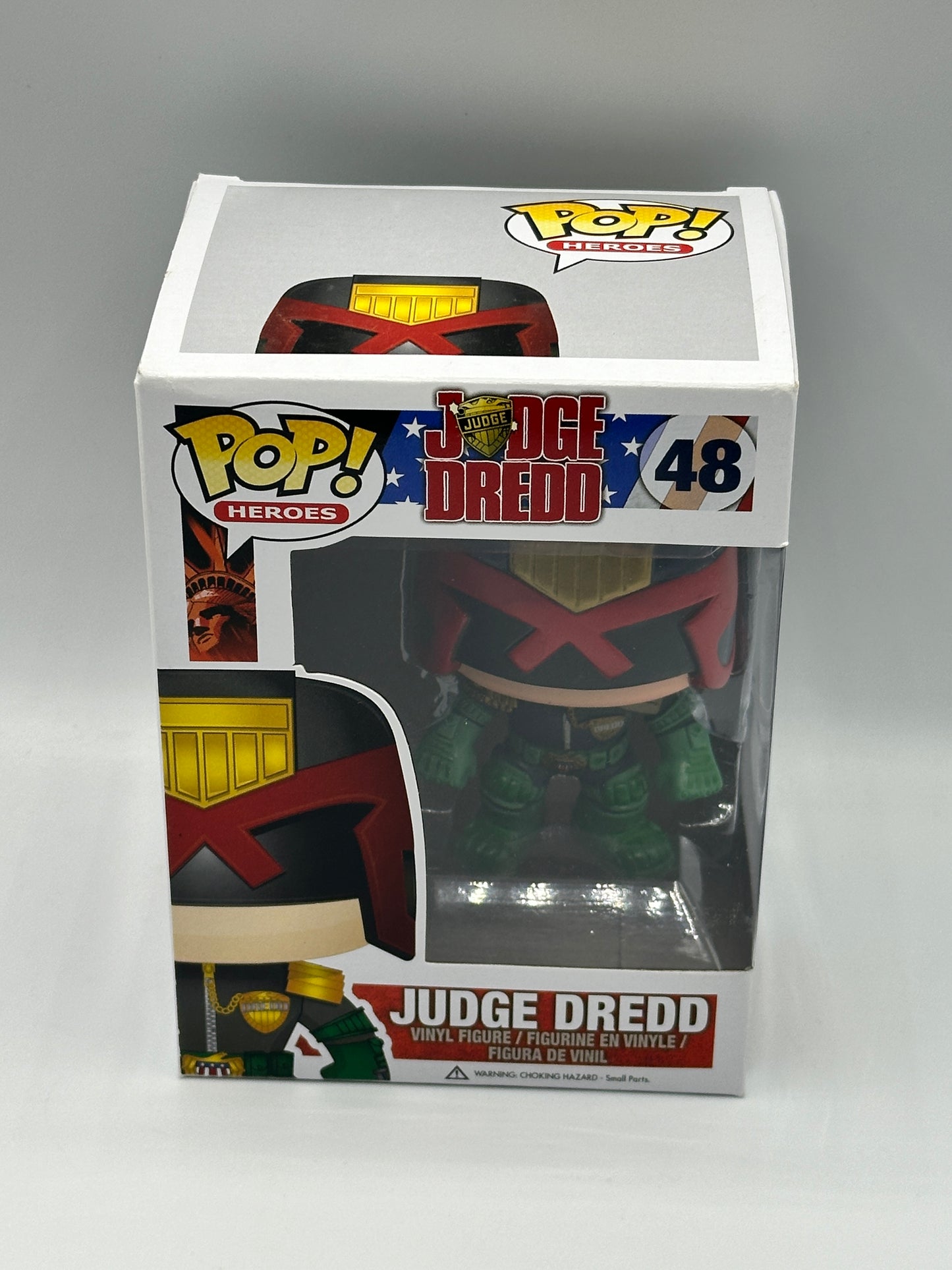 Judge Dredd #48 Funko Pop Vinyl Figure + PoP Protector