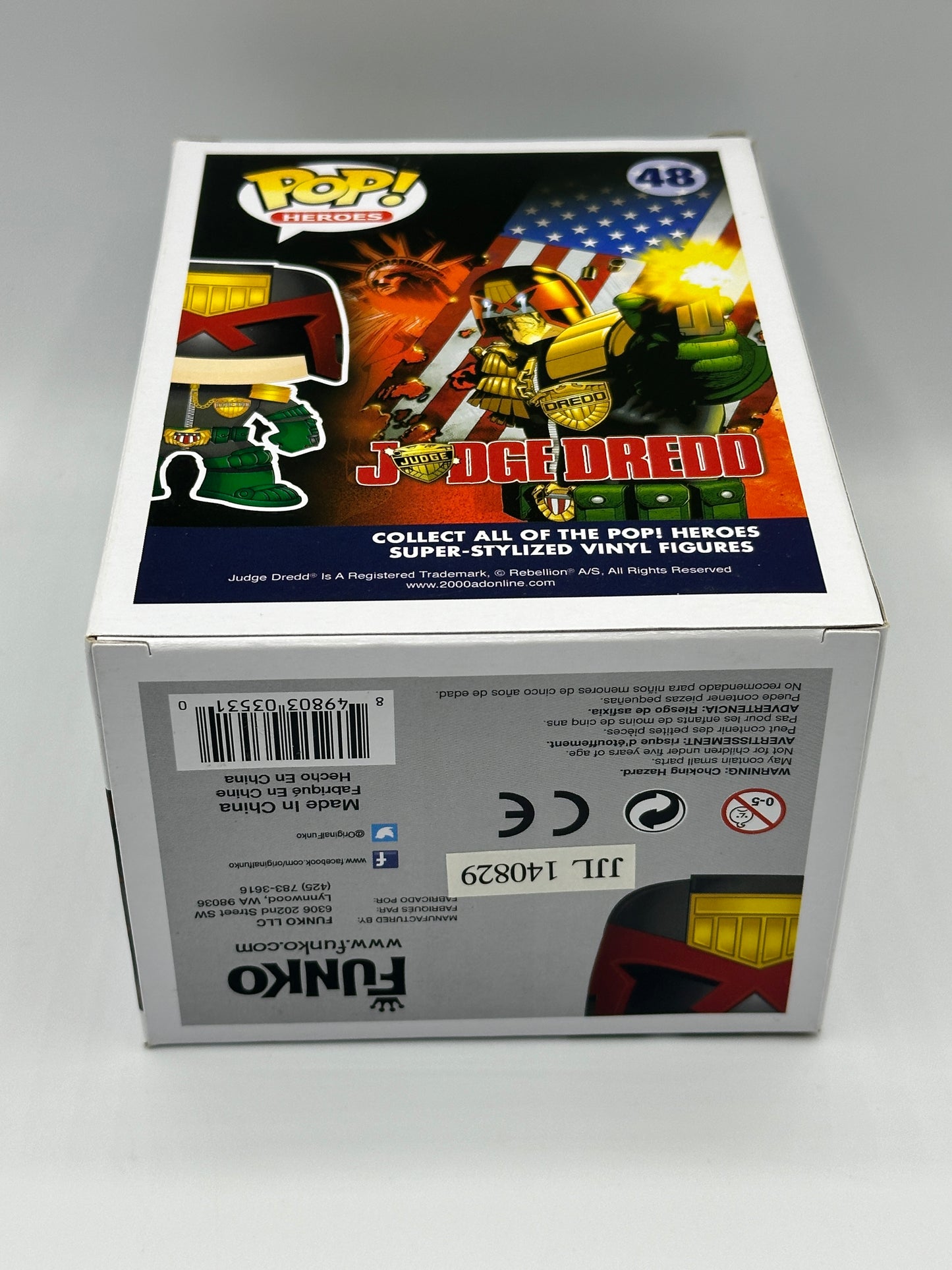 Judge Dredd #48 Funko Pop Vinyl Figure + PoP Protector