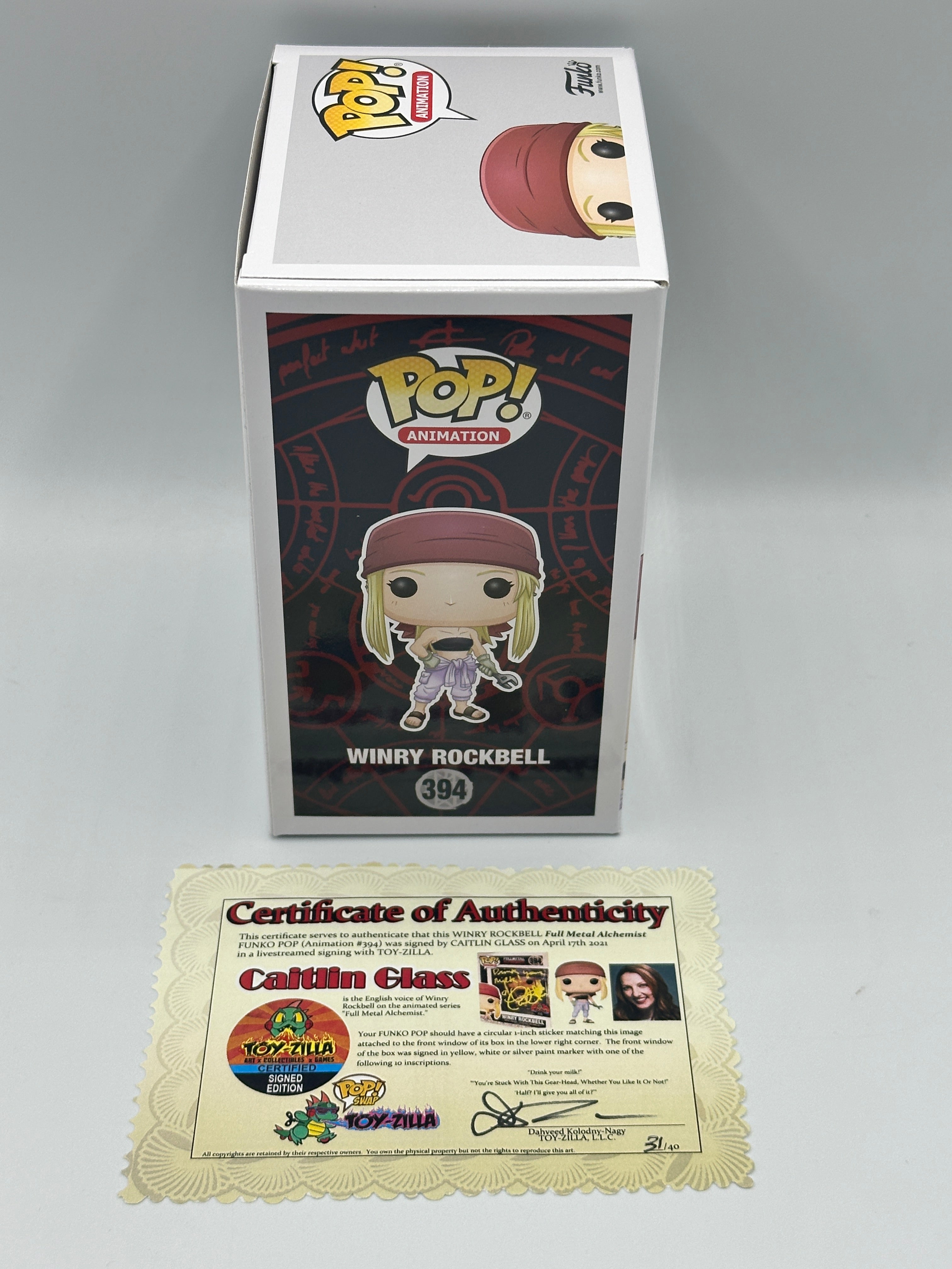 Funko outlet Pop Winry Rockbell