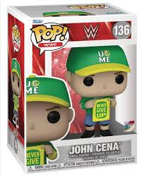 Funko Pop! WWE - John Cena 136 Figure + Pop Protector