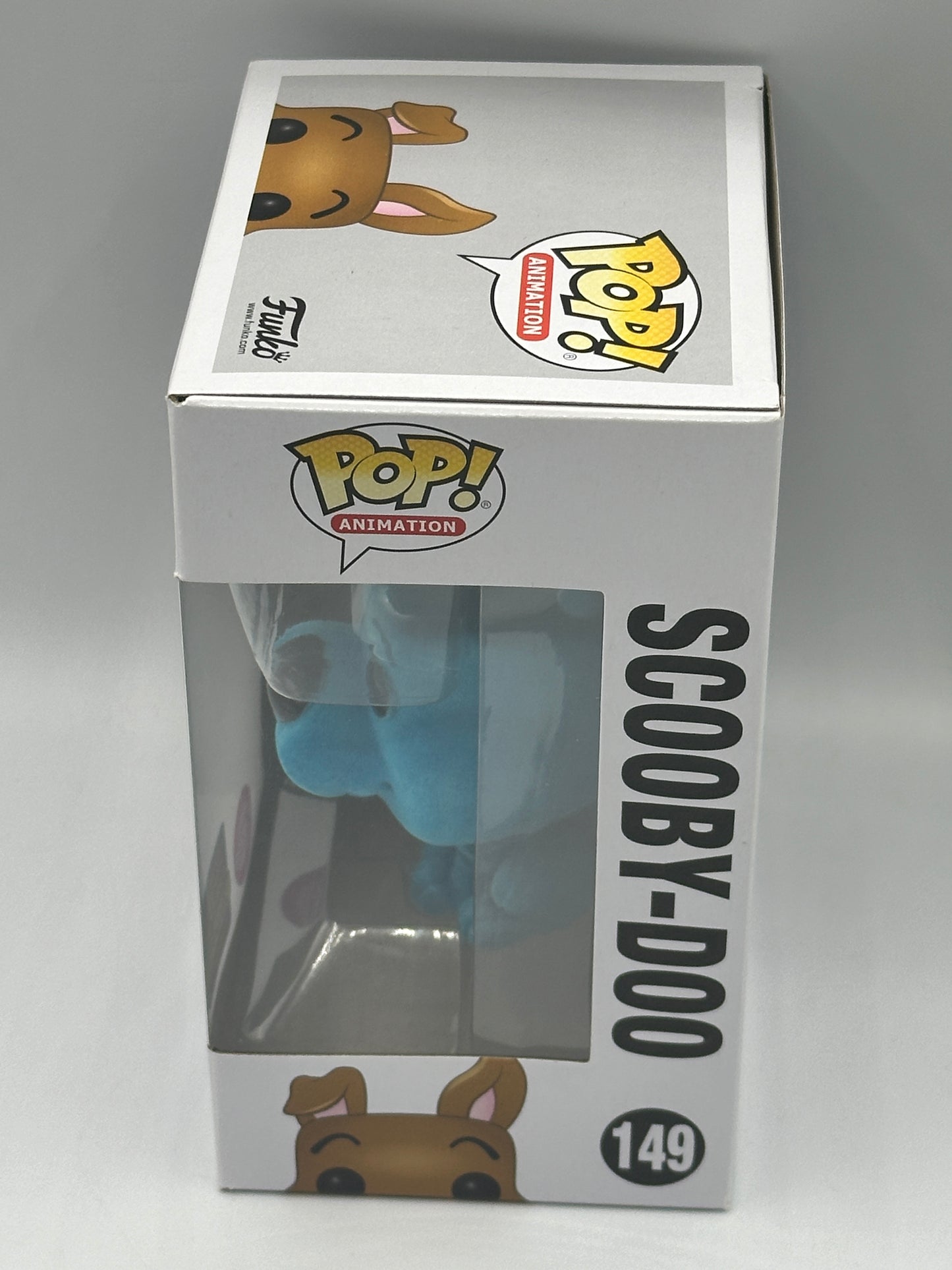 Funko Pop! Scooby Doo #149 Blue Flocked Saturday Morning Cartoons SDCC 2017