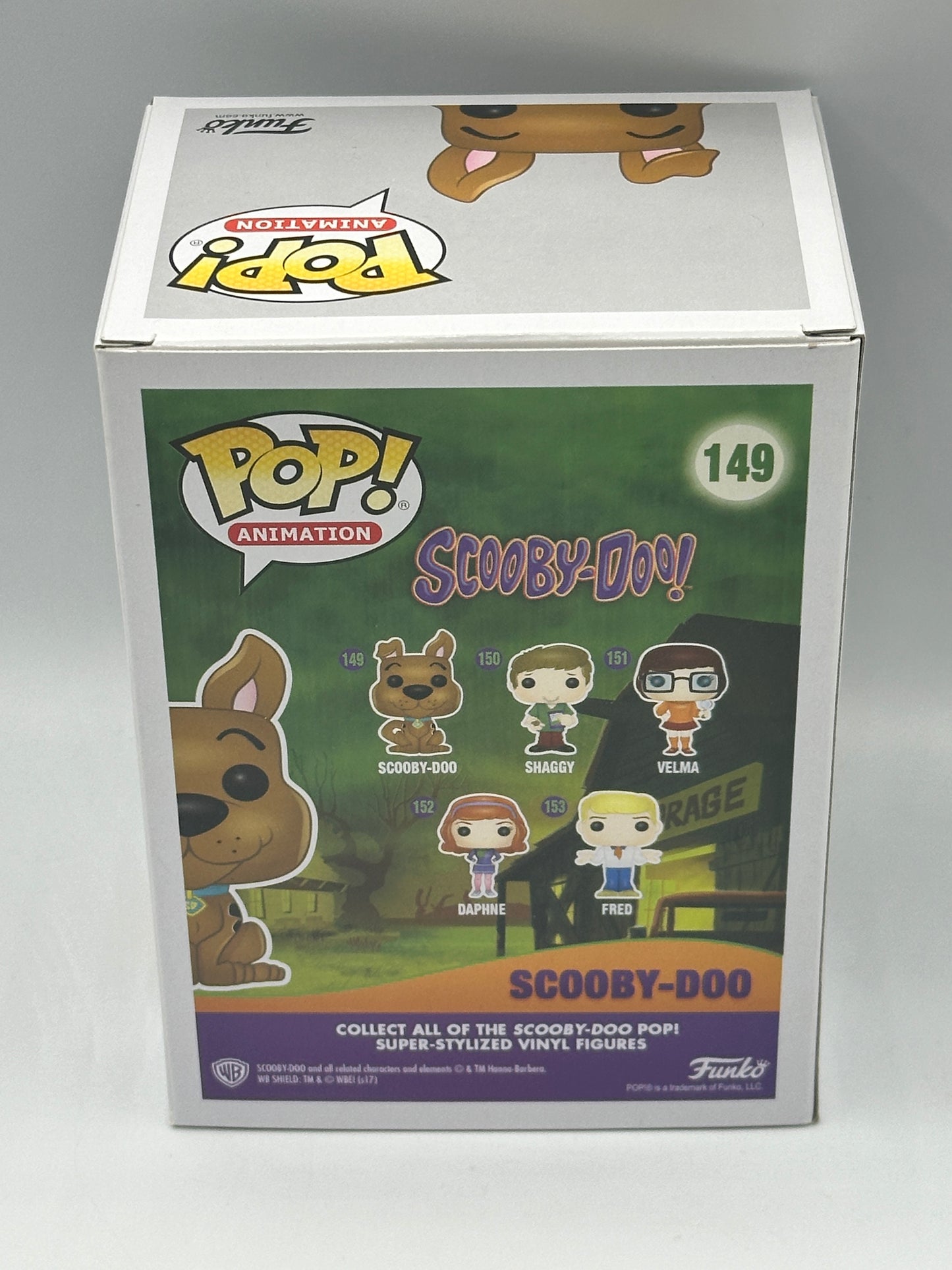 Funko Pop! Scooby Doo #149 Blue Flocked Saturday Morning Cartoons SDCC 2017