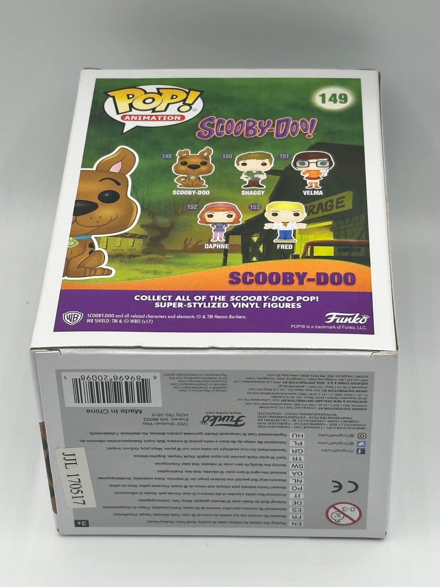 Pop Scooby Doo 149 Pink Flocked 2017 San Diego Comic Con 1000 With protector