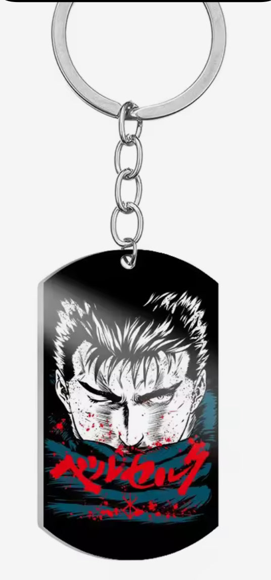 Trendy Manga Keychain Anime Keyring with PhotoCard set
