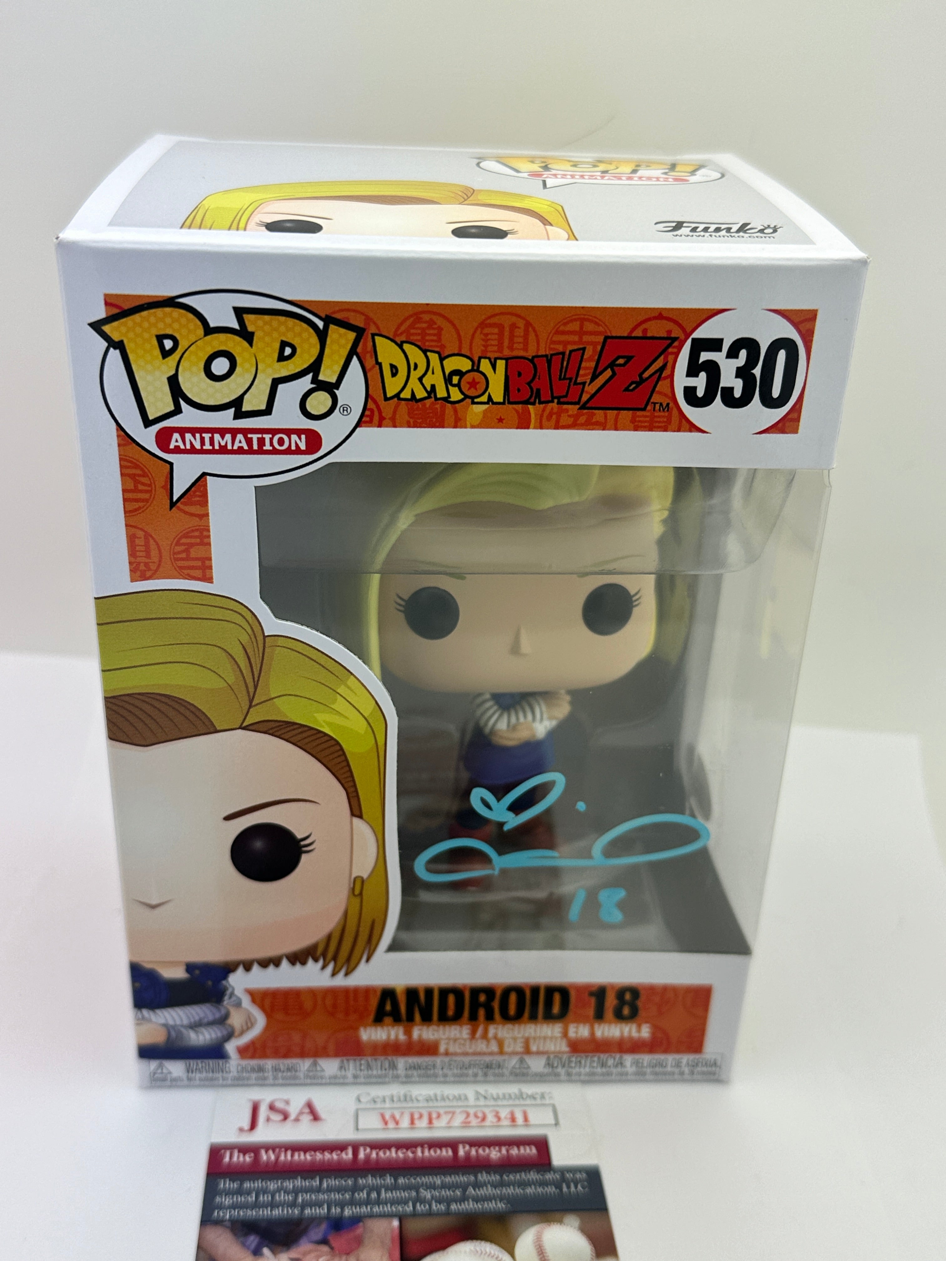 FUNKO POP! Colleen Clinkenbeard Dragonball Z #530 Signed JSA