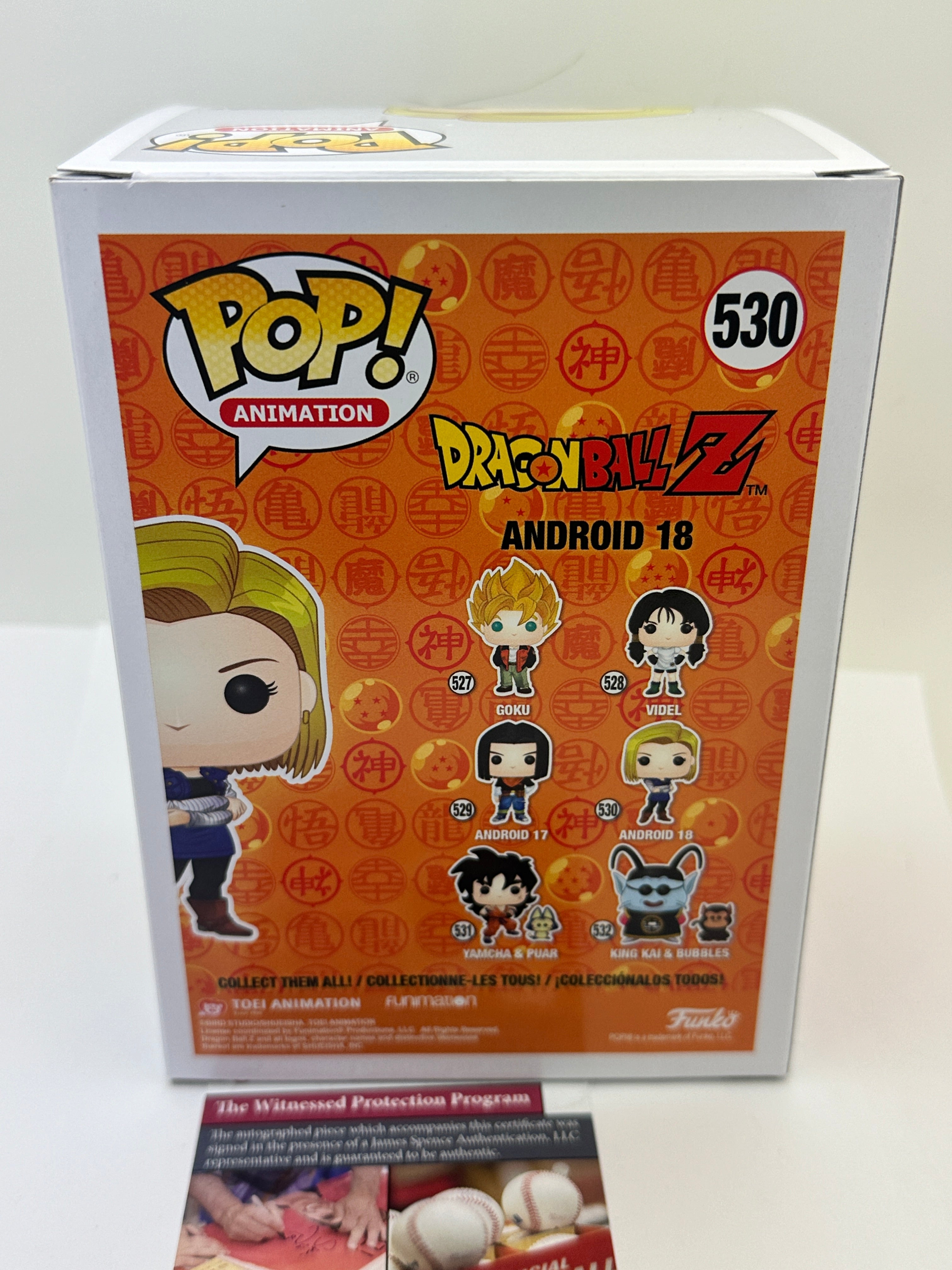 FUNKO POP! Colleen Clinkenbeard Dragonball Z #530 Signed JSA