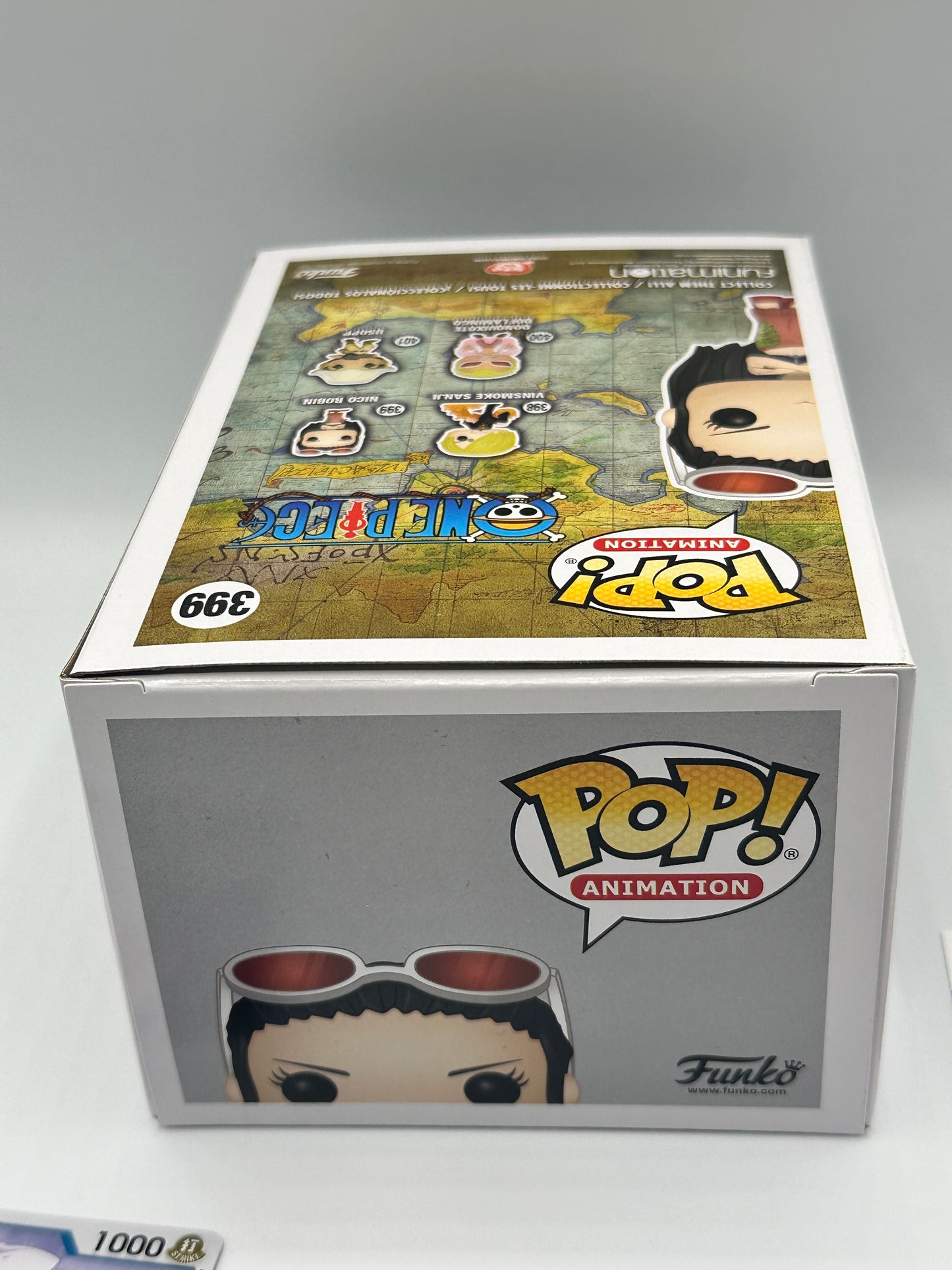 Funko Pop! Nico Robin #399 One Piece 2023 With JSA COA Signed By Stephanie Young Miss All Sunday + Bonus collectible card included.