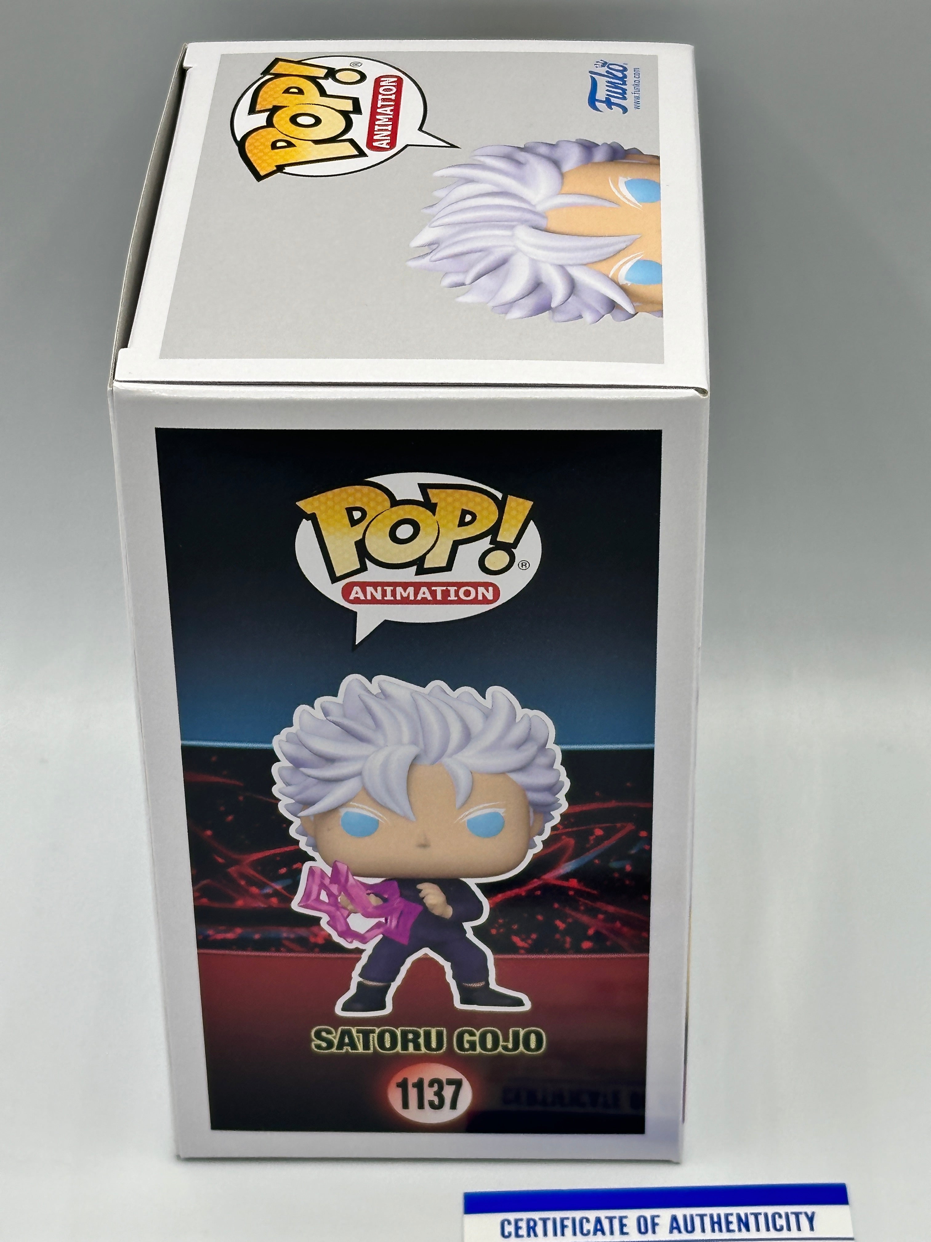 Funko pop jujutsu Kaisen Satoru store Gojo Signed