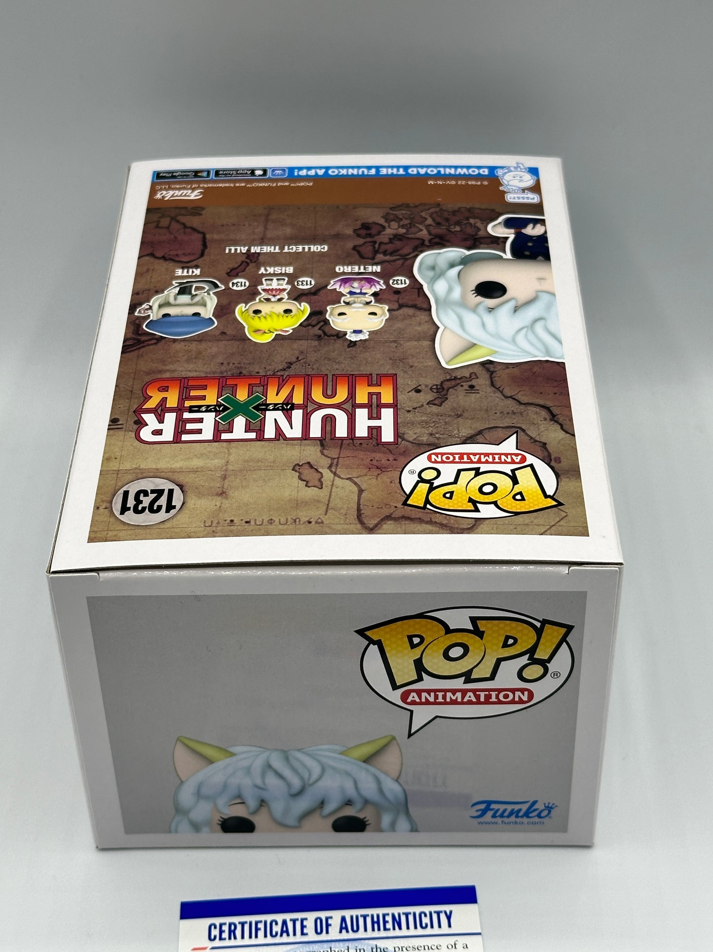 FUNKO POP! ANIMATION #1231 PITOU HUNTER x HUNTER FUNKO EXCLUSIVE SIGNED AUTOGRAPHED SARAH WILLIAMS PSA COA + PoP Protector