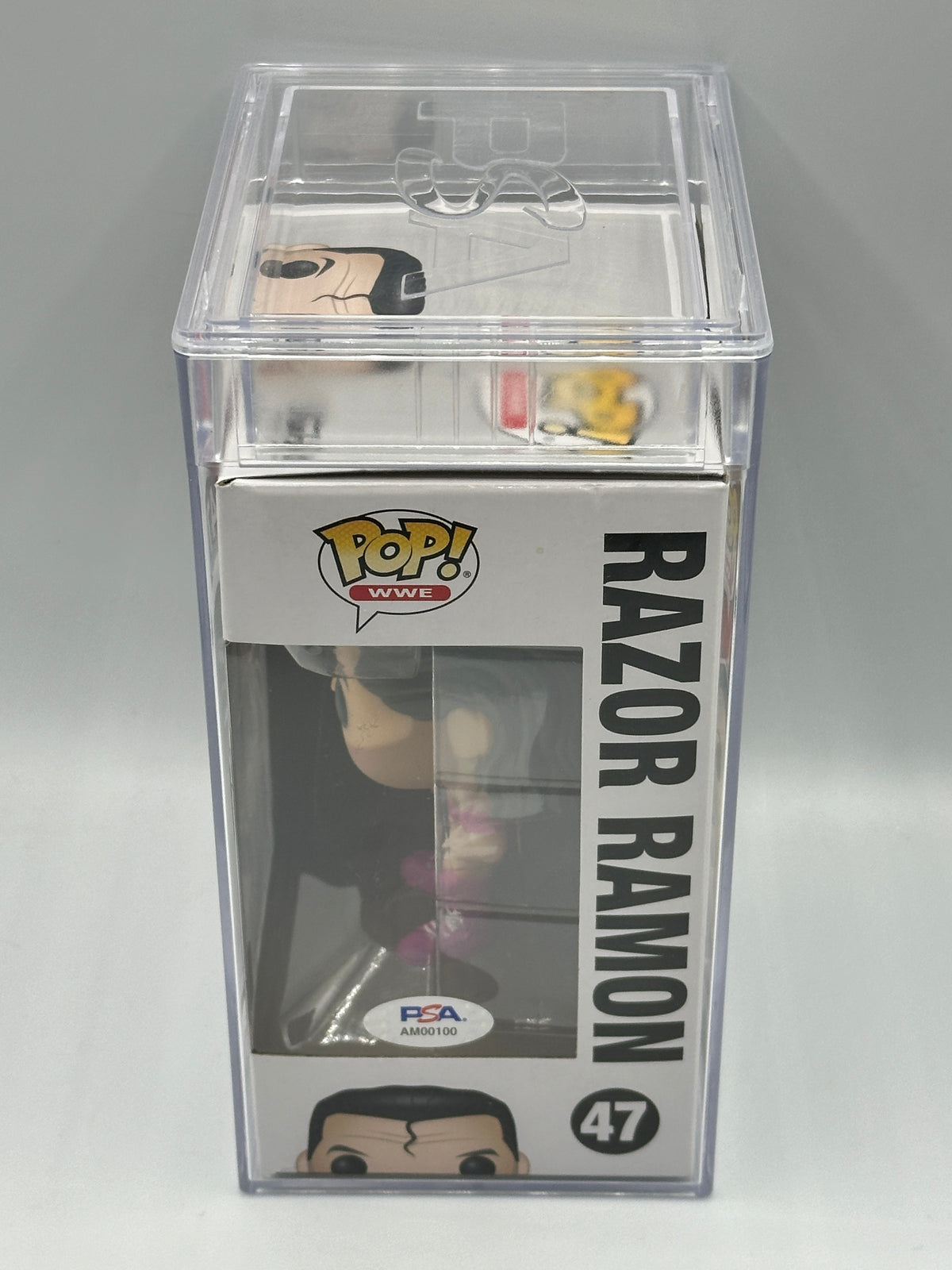 Razor Ramon Autograph RAZOR RAMON SIGNED # 47 FUNKO POP AUTOGRAPHED WWE WWF Scott Hall autog ...