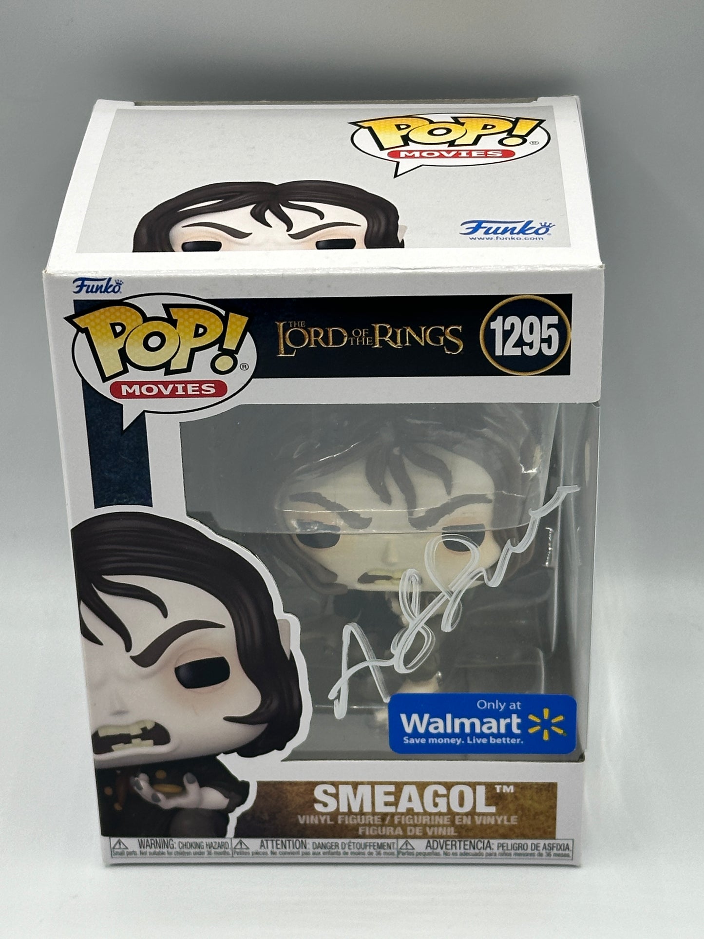 Funko PoP! Movies Lord of the Rings Smeagol 1295 Signed Andy Serkis at Toronto ComicCon March 2023