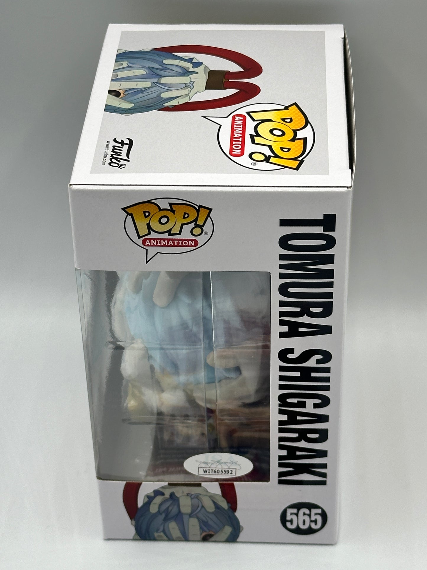 Autograped Signed ERIC VALE Funko Pop! Tomura Shigaraki 565 Galactic Toys Exclusive + PoP Protector