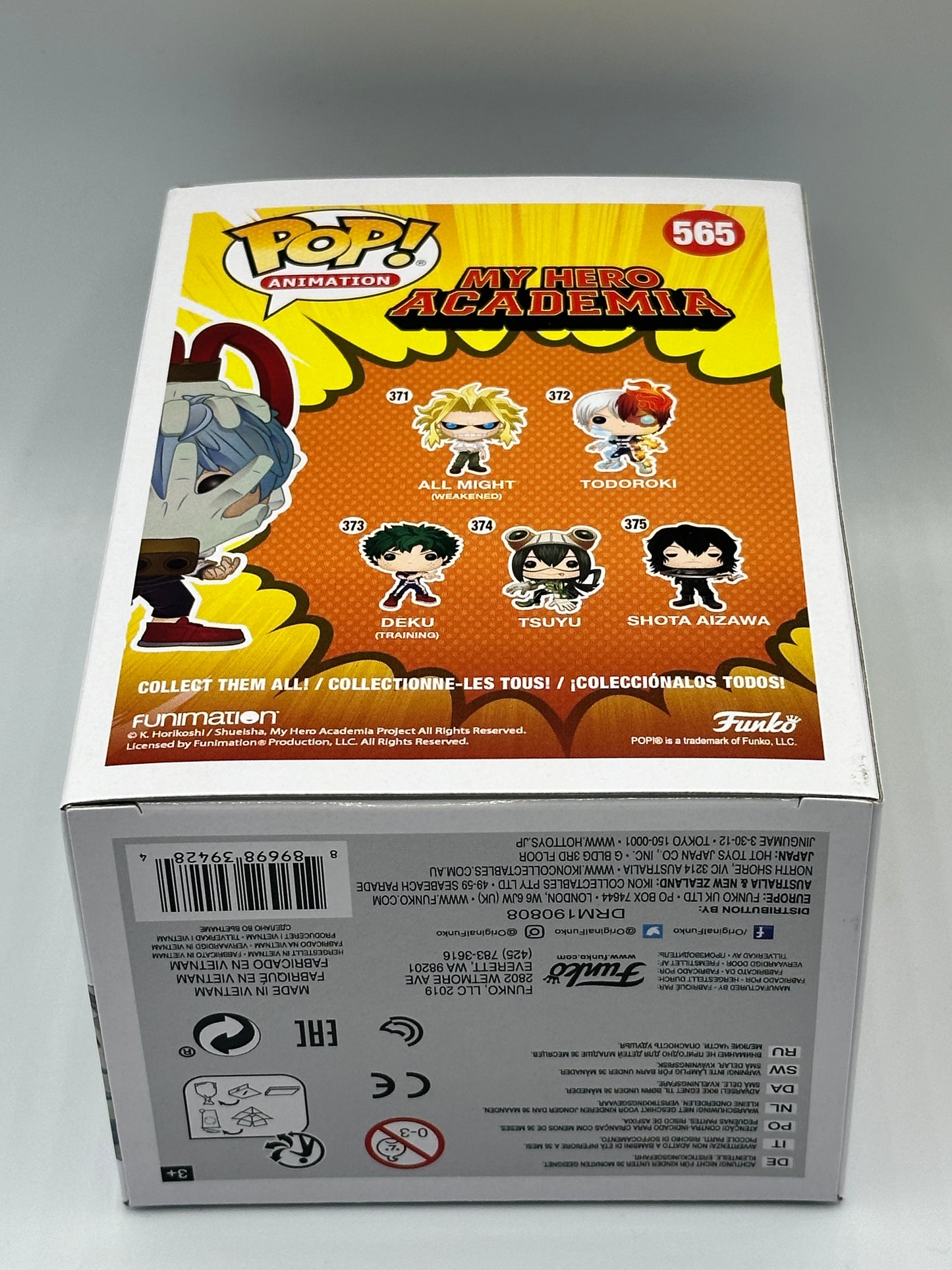 Autograped Signed ERIC VALE Funko Pop! Tomura Shigaraki 565 Galactic Toys Exclusive + PoP Protector