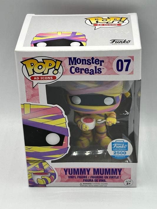 Grail - Vaulted Funko Pop! Ad Icons Monster Cereals Yummy Mummy #07 Funko Shop Ony 2,500 pcs edition size + PoP Protector